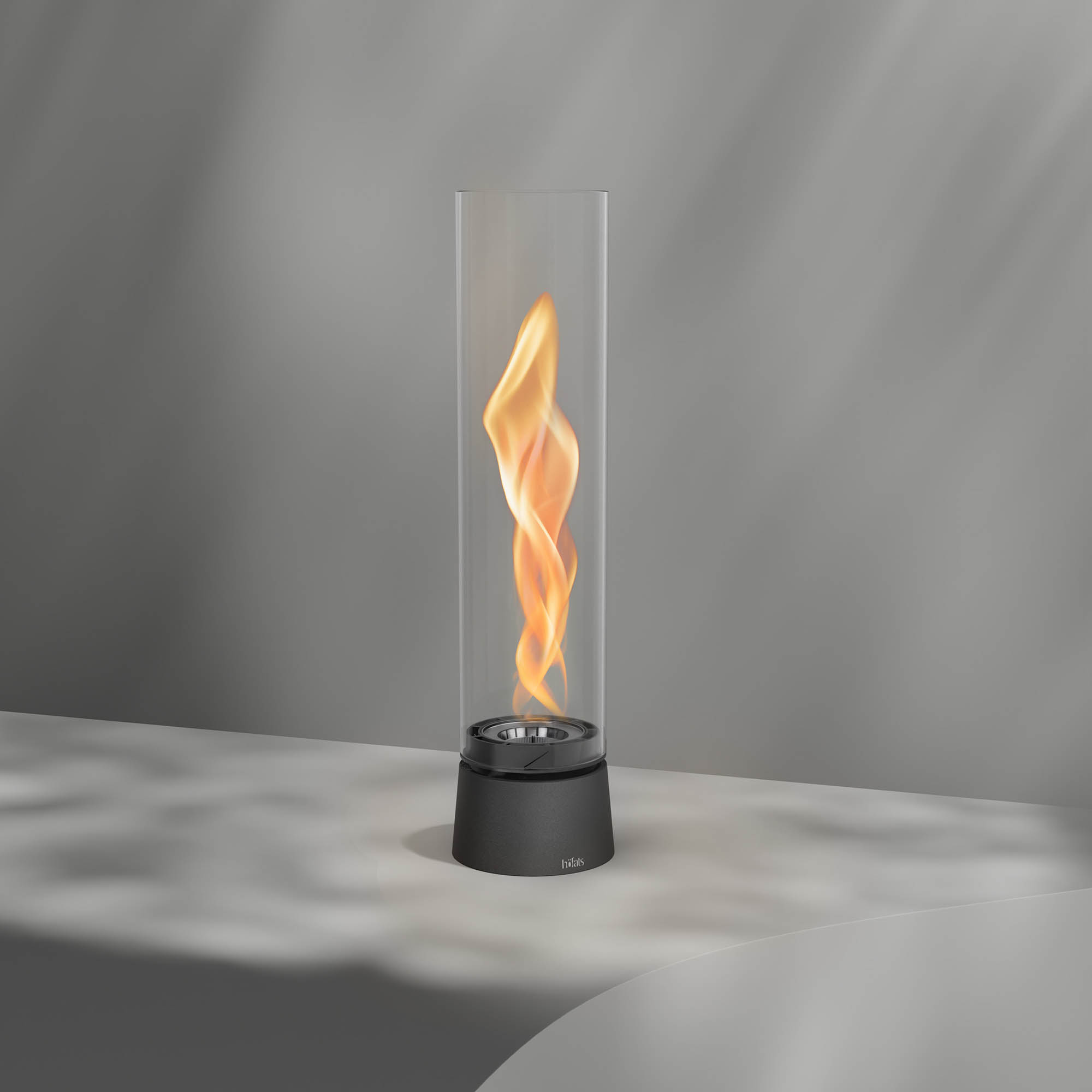HÖFATS Tischfeuer SPIN air 1200 mit Bio-Burner mattschwarz