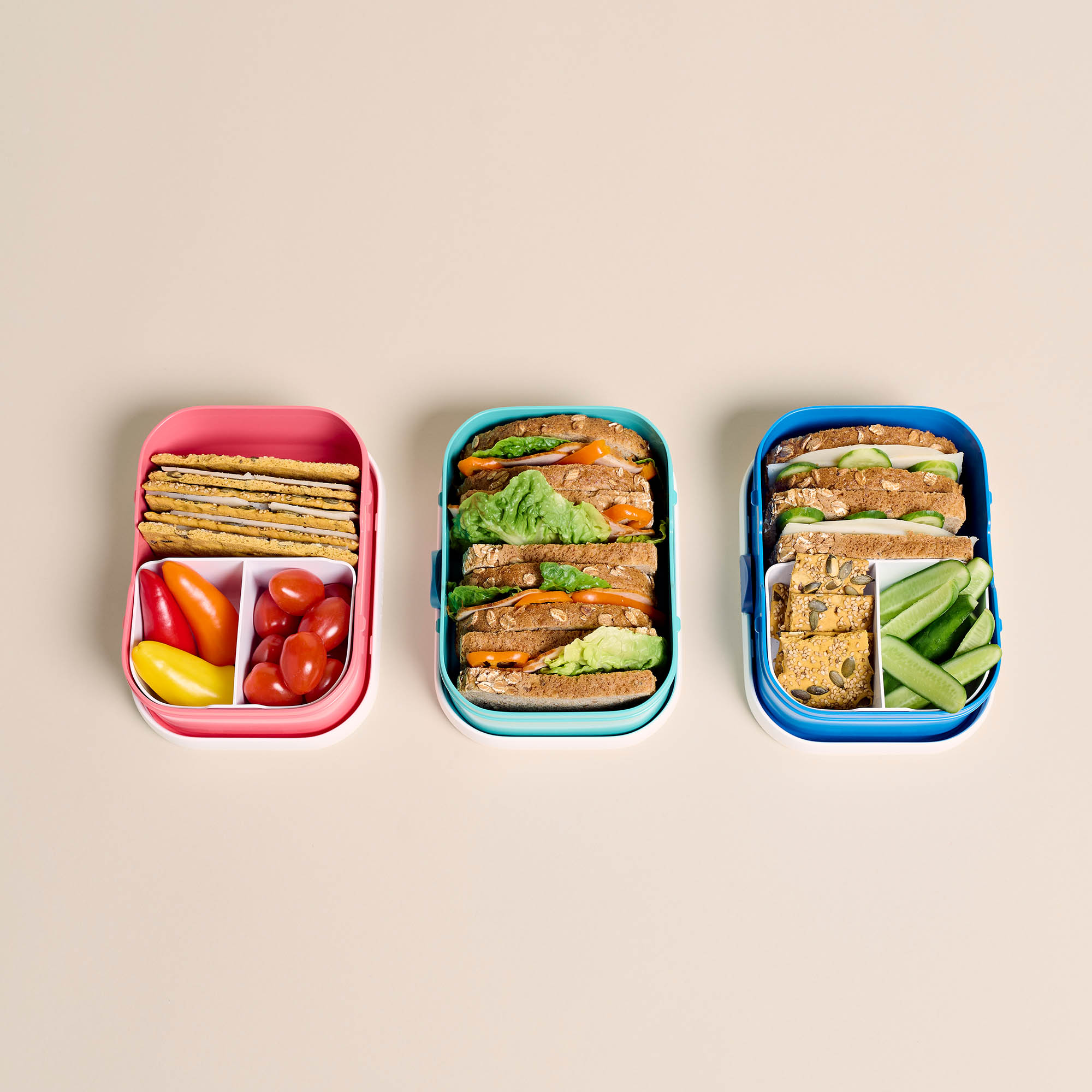 MEPAL lunch box for children CAMPUS with bento insert 0.75 litre cool blue