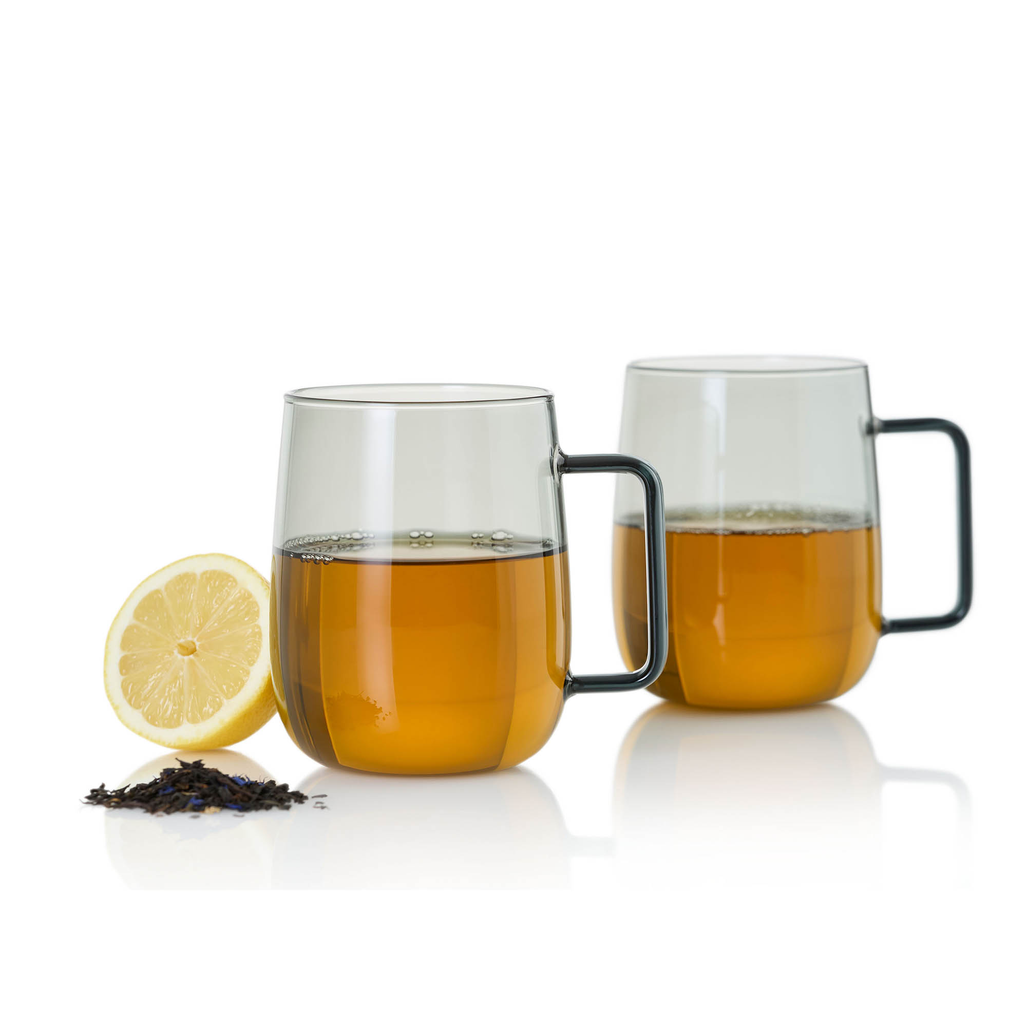 AdHoc Teetasse Teebecher YUNA Set mit 2 Stück Borosilikatglas Inhalt 0,56 Liter