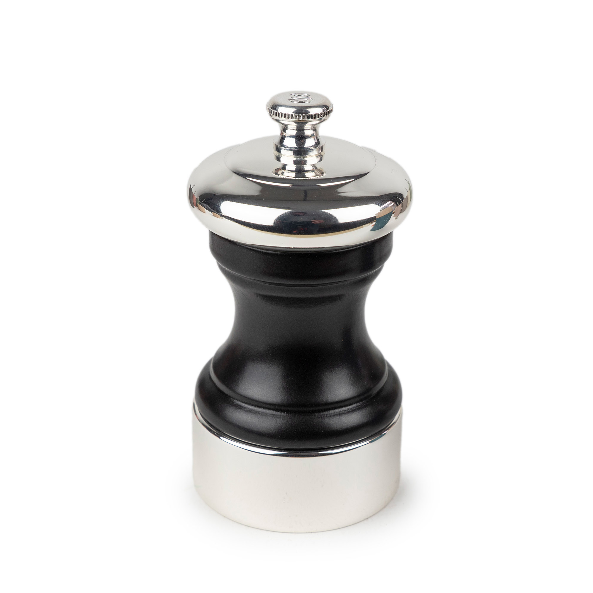 PEUGEOT Salzmühle PALACE 10 cm Buche satinschwarz / silber ZIRLION-Mahlwerk