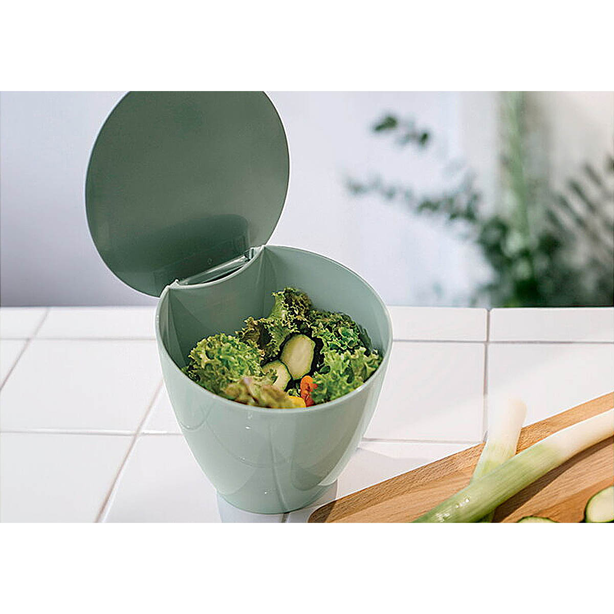 MEPAL Abfallbehälter Tischabfalleimer CALYPSO 2,2 Liter nordic sage (salbeigrün)