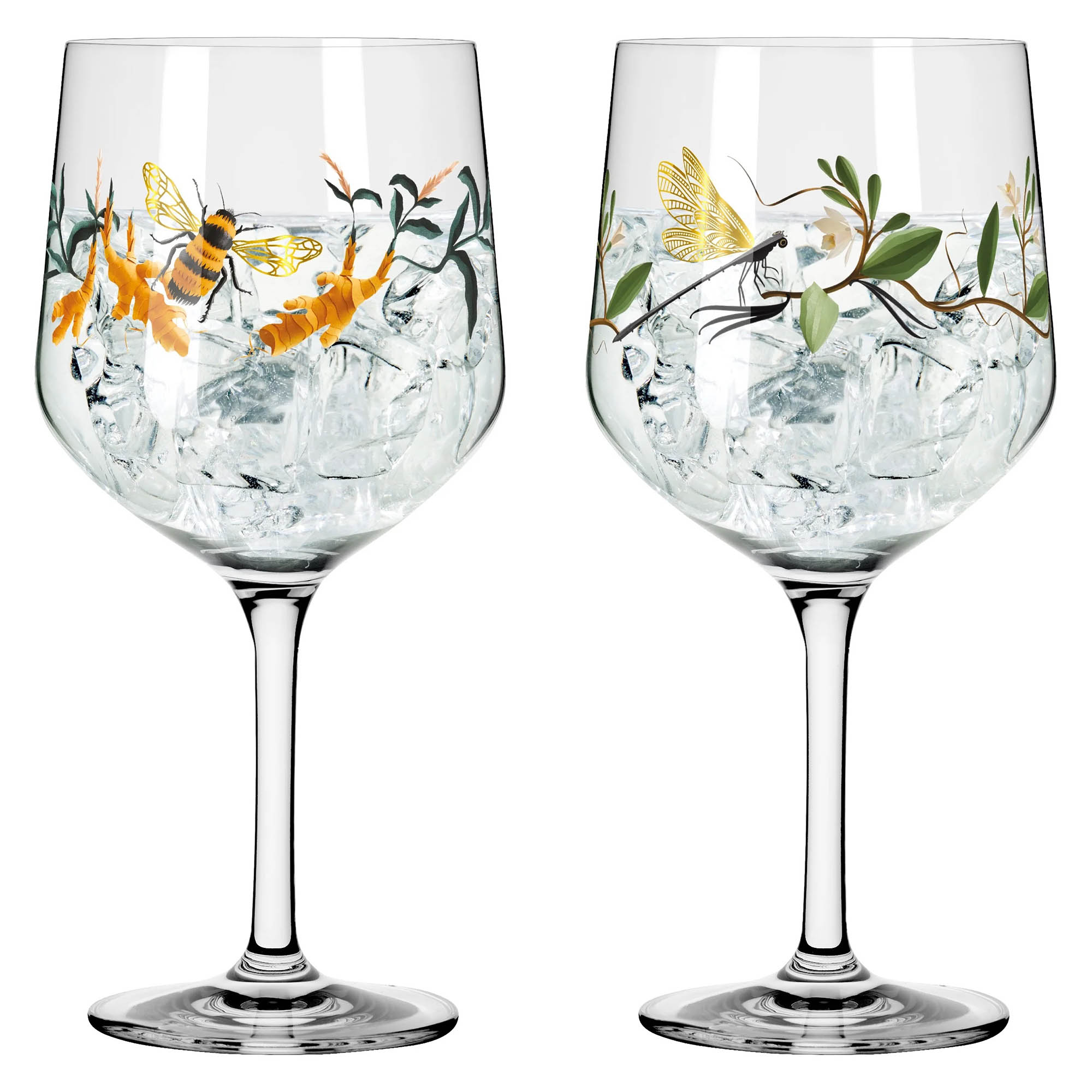 RITZENHOFF Ginglas Longdrink-Glas BOTANIC GLAMOUR #3 / #4 je 720 ml 2 Stück