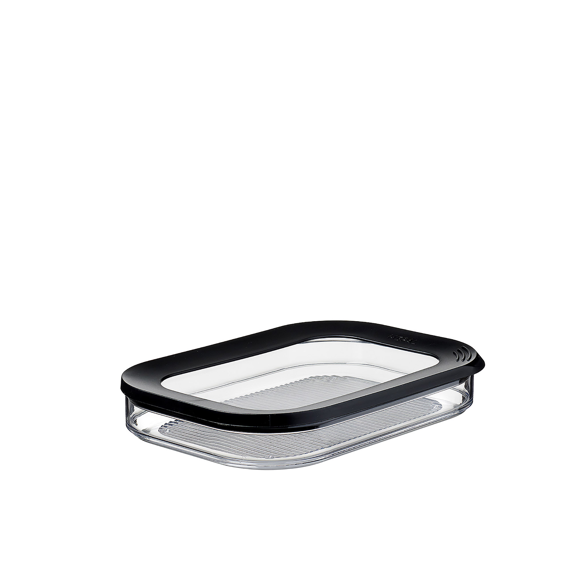 MEPAL Vorratsdose MODULA Aufschnittdose 0,55 Liter transparent schwarz