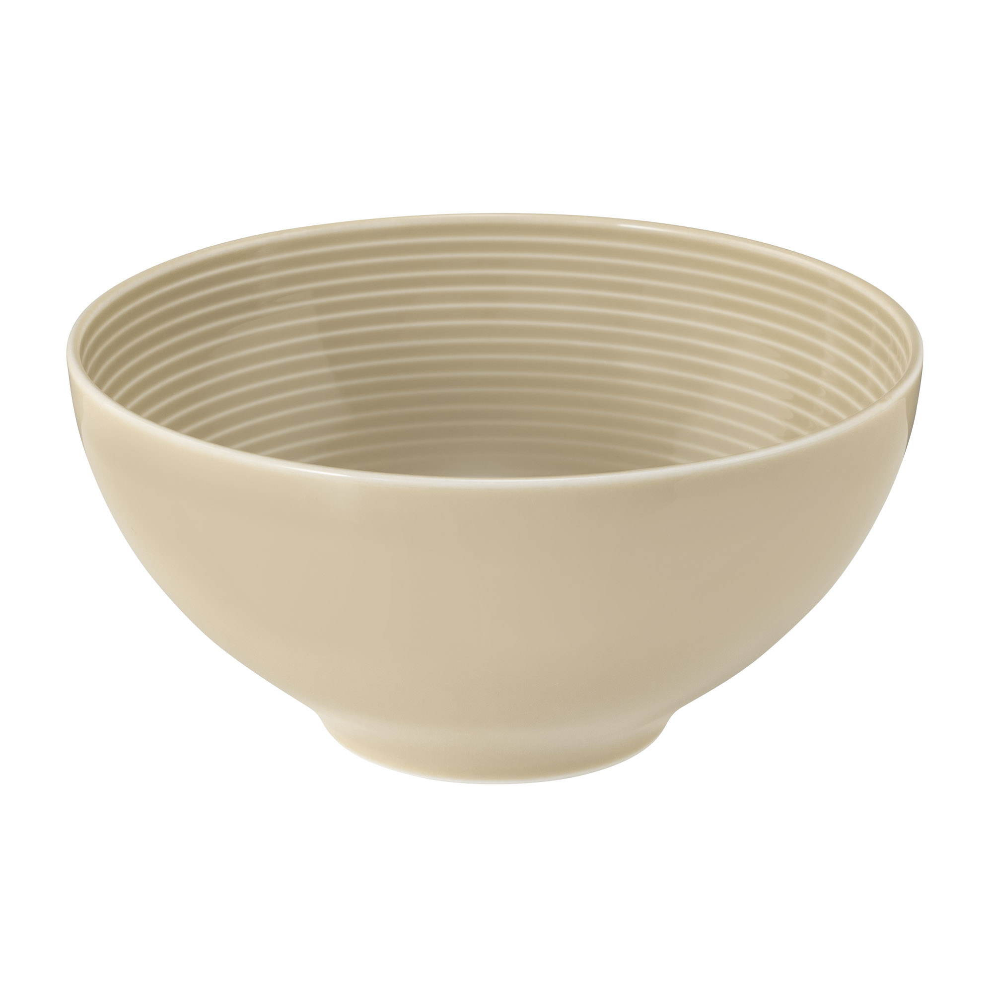 Seltmann Weiden BEAT color glaze 003 Schüssel rund 15,5 cm 6 Stück sandbeige