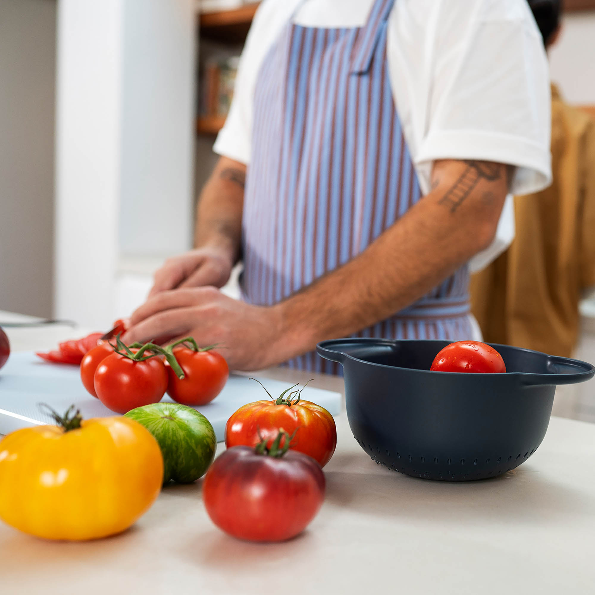 MEPAL colander CHEF IT Kitchen colander 16.3 cm chalk (beige)