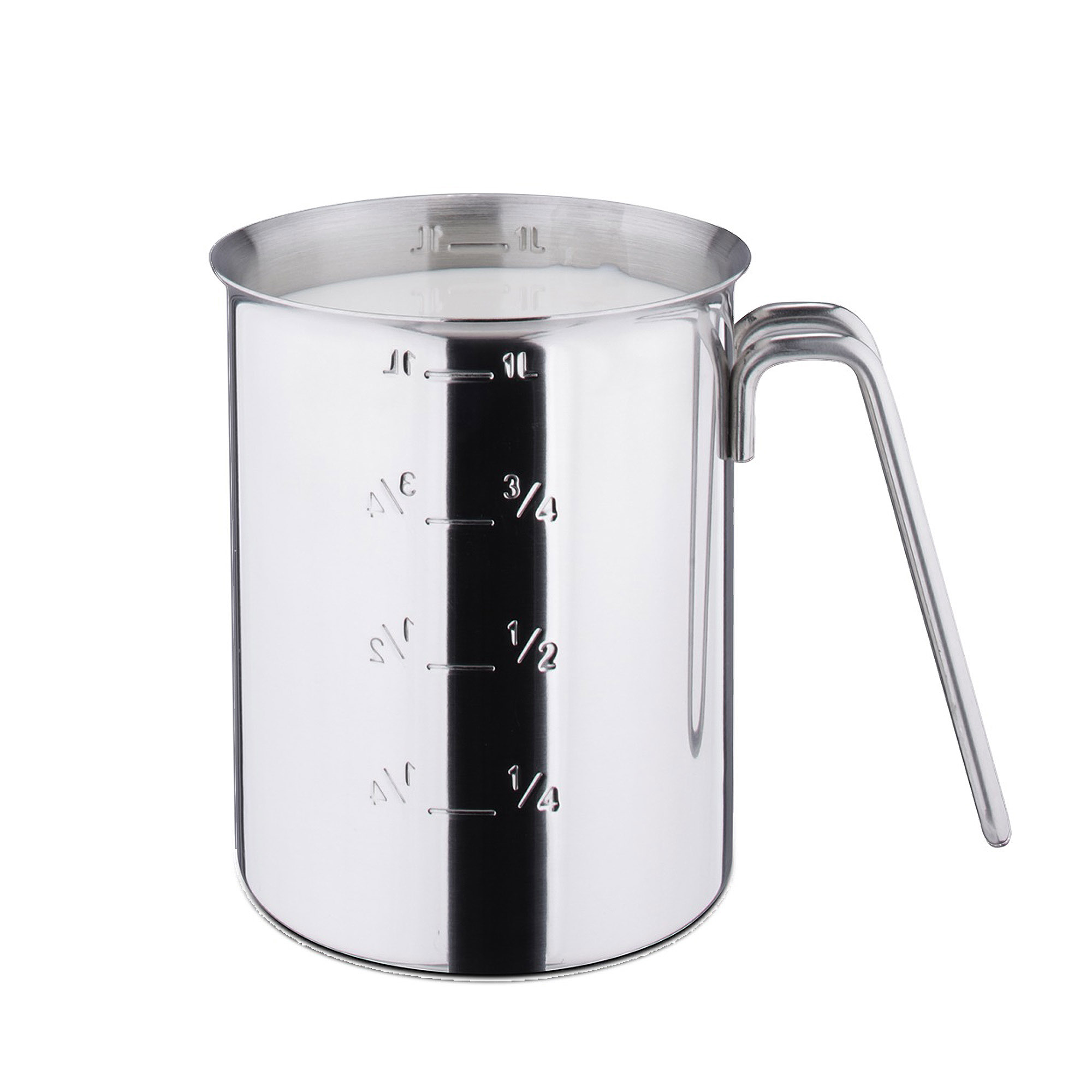 WEIS Messbecher aus Edelstahl 1,0 Liter