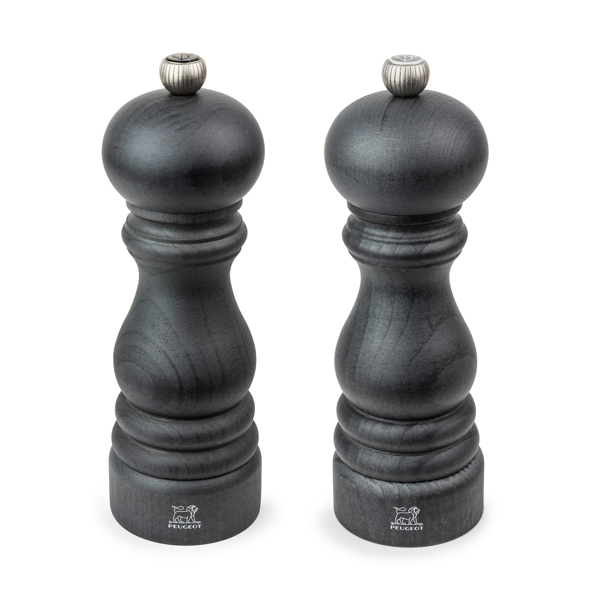 PEUGEOT 2er-Set PARIS DUO Salz- und Pfeffermühle 18 cm graphitgrau Zirlion