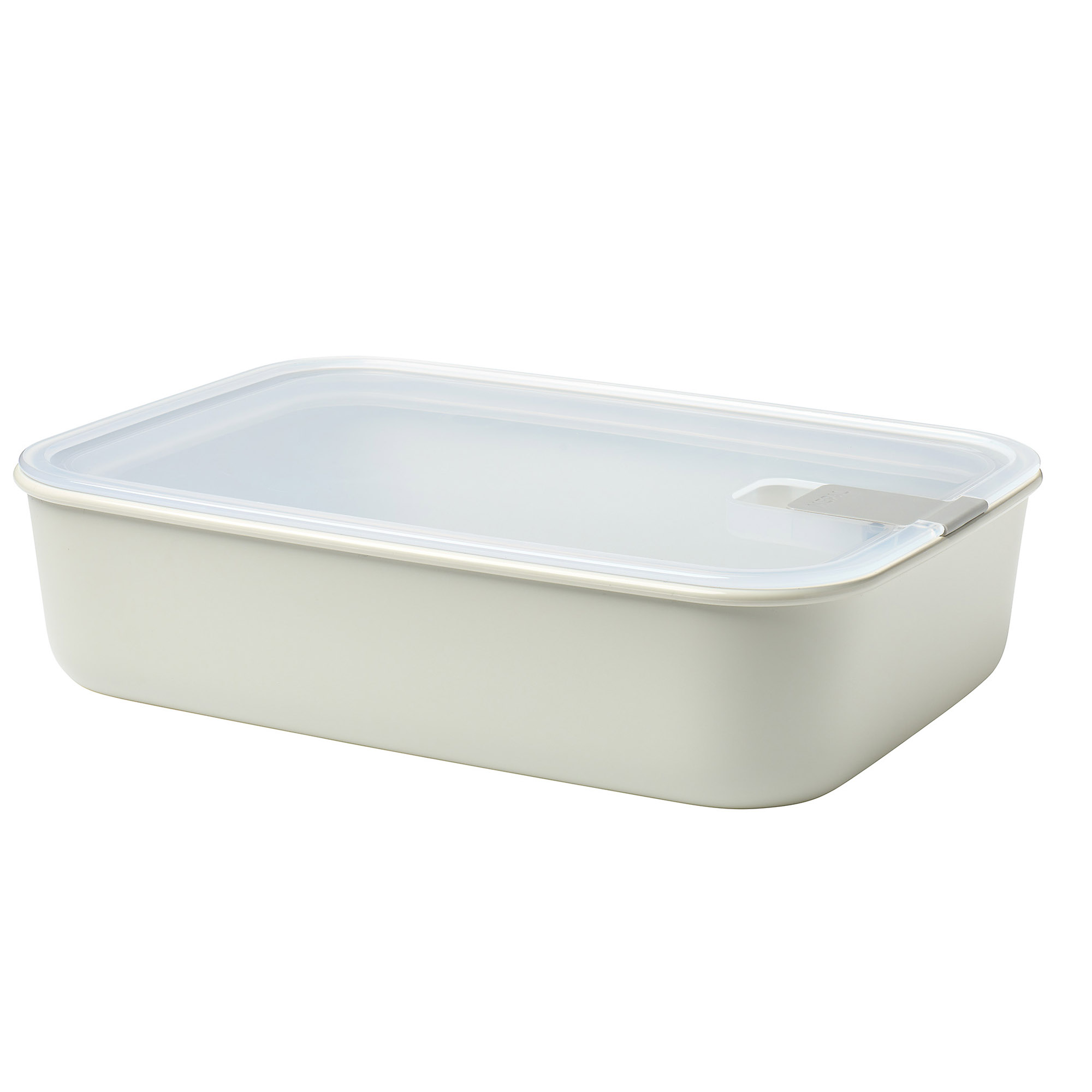 MEPAL Frischhaltedose EASY CLIP rechteckig flach 2,25 Liter nordic white