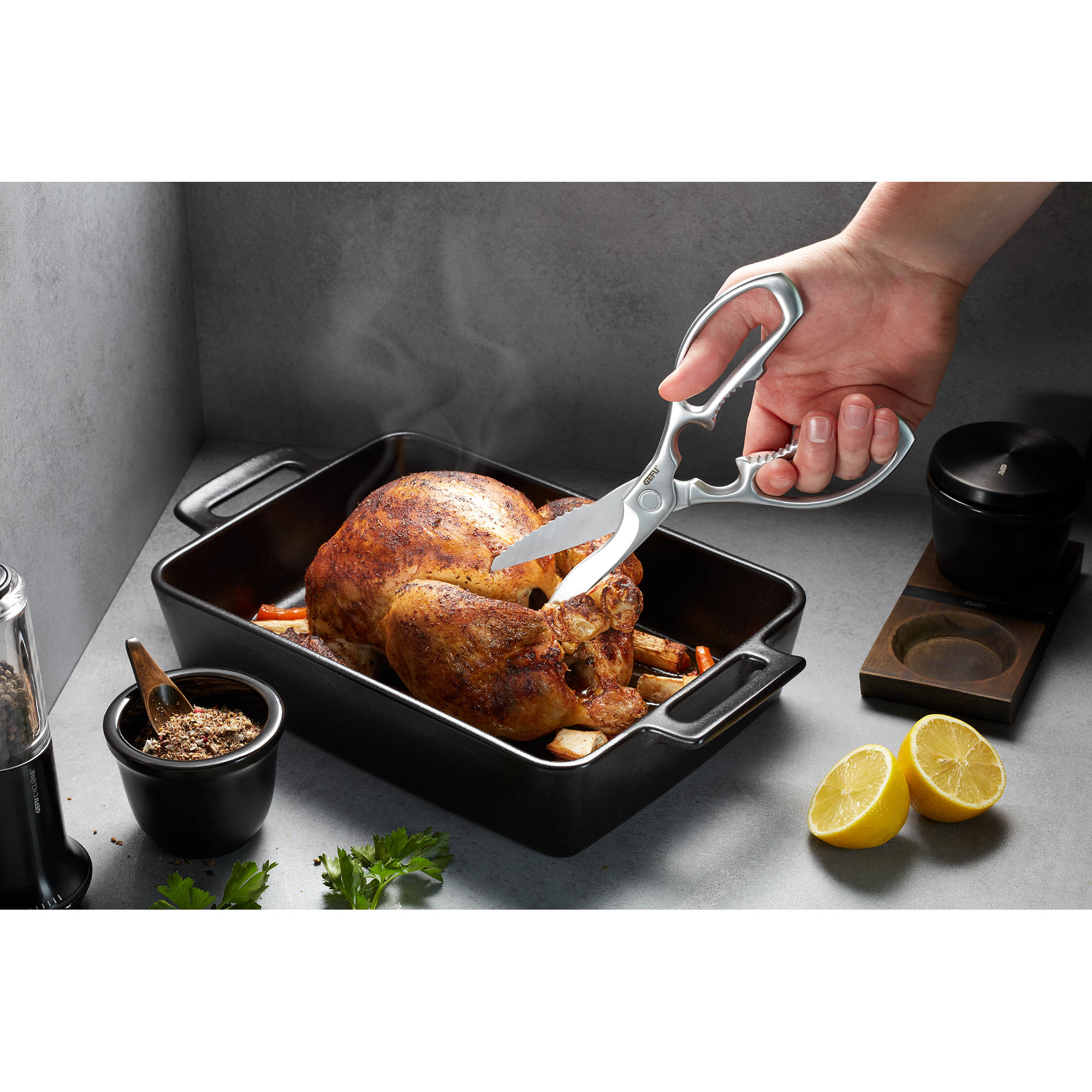 GEFU Vielzweckschere Haushaltsschere PRIMERA aus Edelstahl