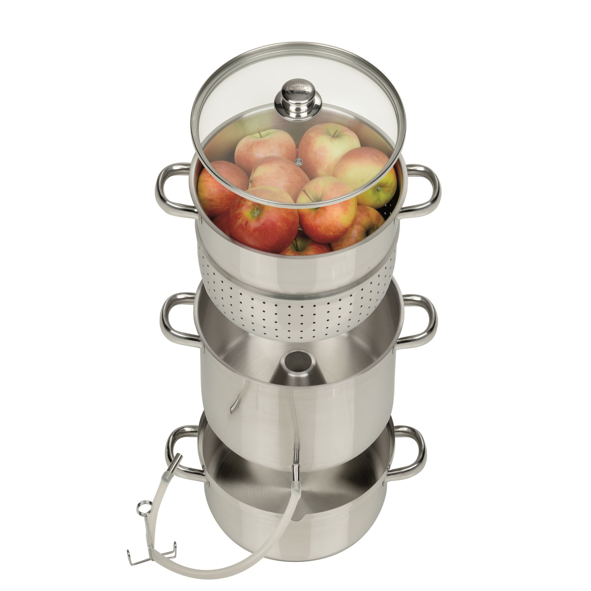 GSW Dampfentsafter ENTSAFTER 26 cm aus Edelstahl INDUKTION