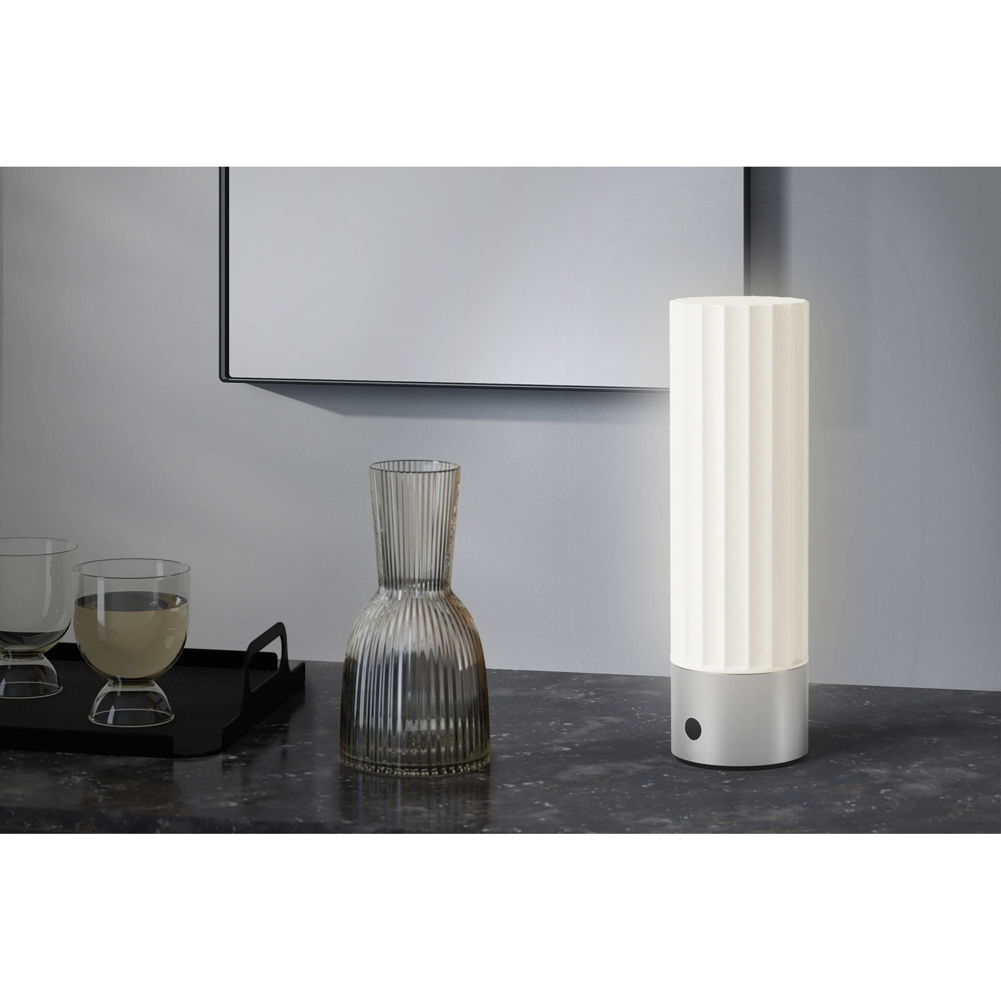 ZACK LED-Tischleuchte MYNA 24,8 cm für Innen- und Außenbereich