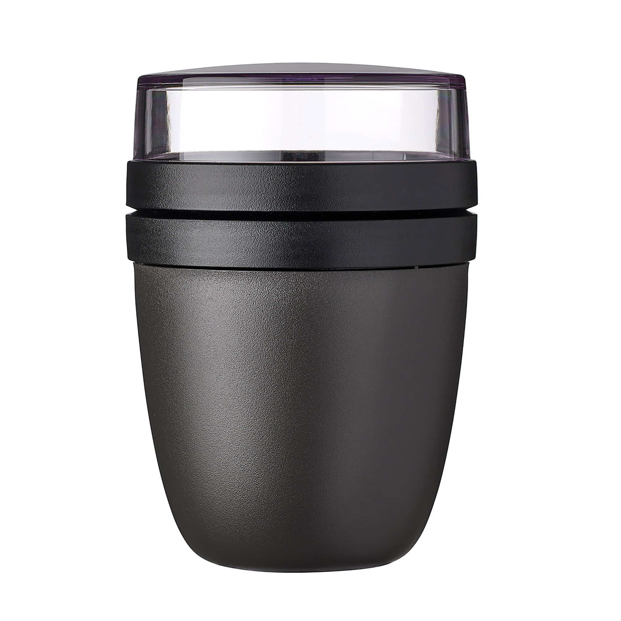 MEPAL Lunchpot ELLIPSE Lunchbox Snackbox mit 2 Behältern nordic black
