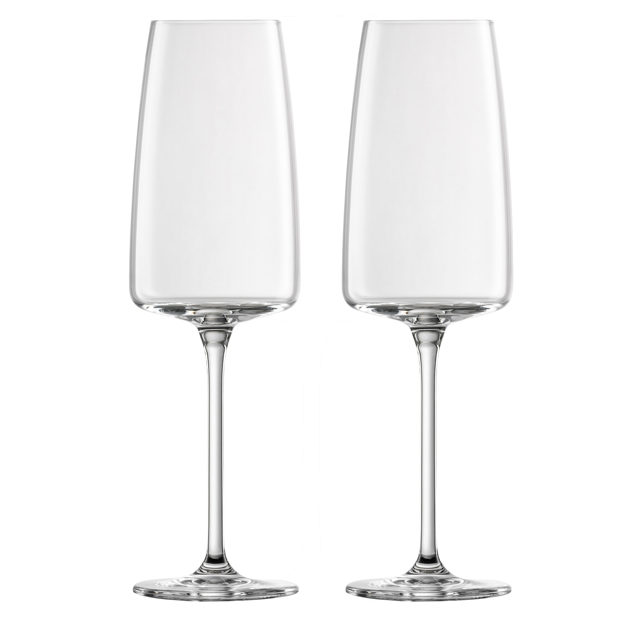 ZWIESEL GLAS Serie VIVID SENSES Sektglas leicht & frisch 2 Stück Inhalt 388 ml
