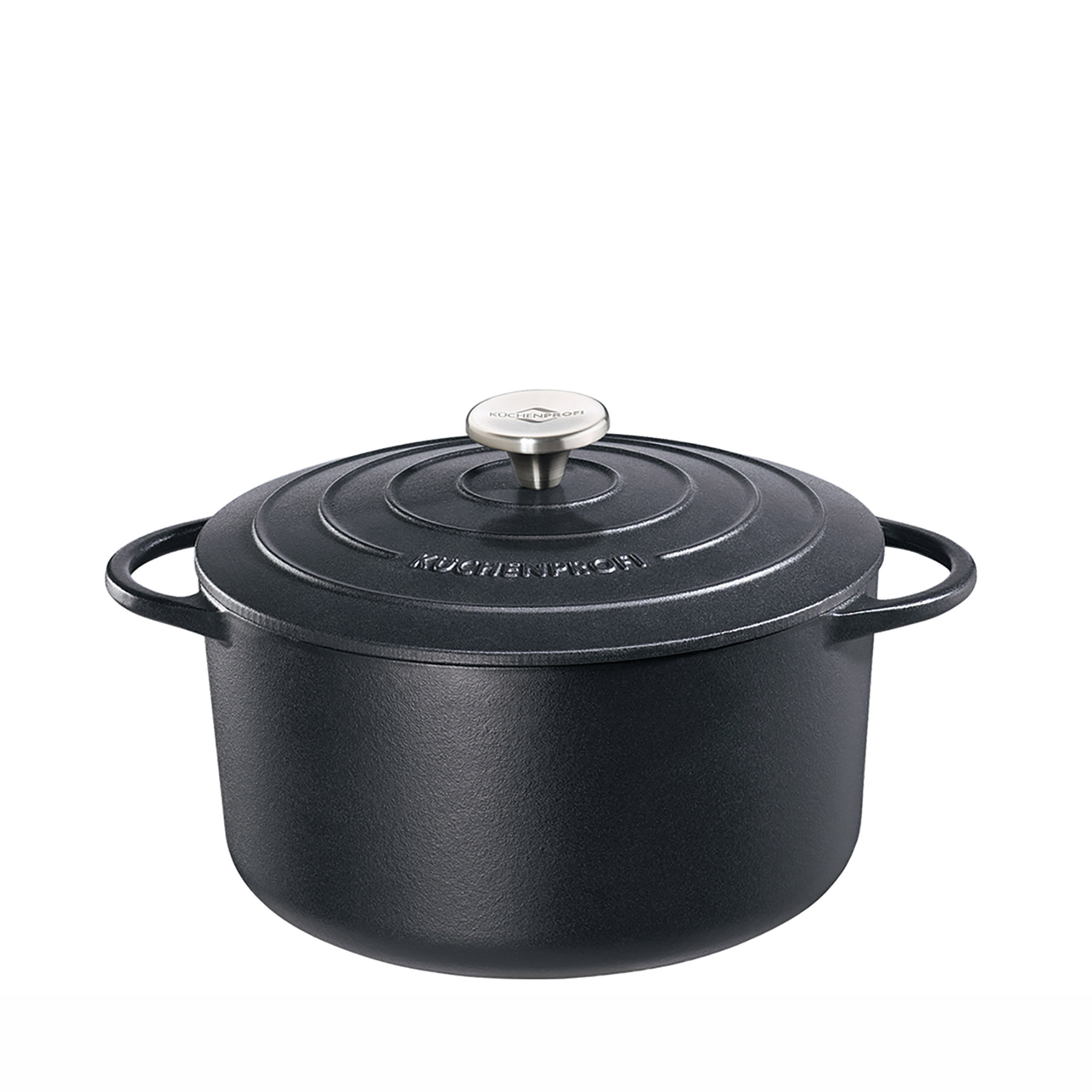 KÜCHENPROFI Bratentopf Bräter PROVENCE 26 cm SCHWARZ 5,3 Liter