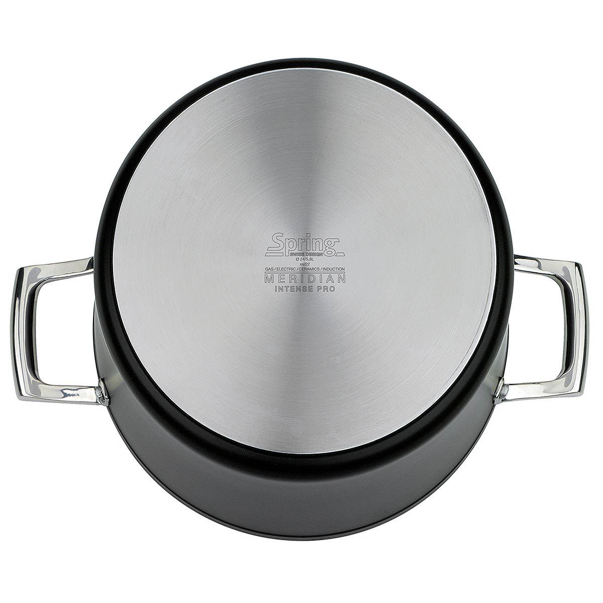 SPRING gourmet pot MERIDIAN non-stick coated glass lid 28 cm 4.0 litres INDUCTION