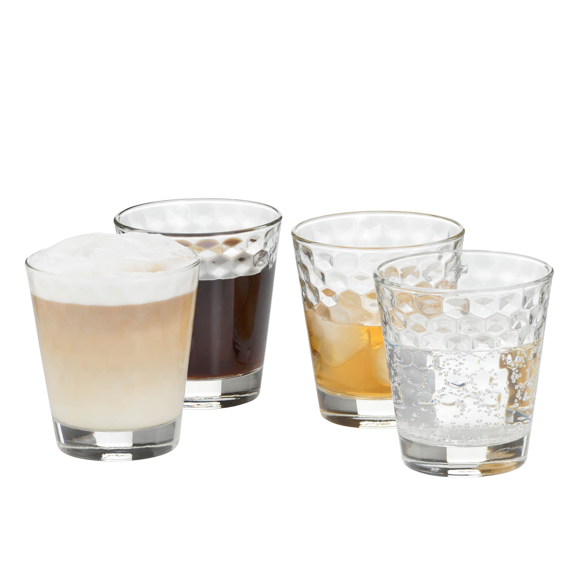 WMF Tumbler Latte Macchiato-Gläser COFFEE TIME 4er-Set 230 ml Longdrinkgläser