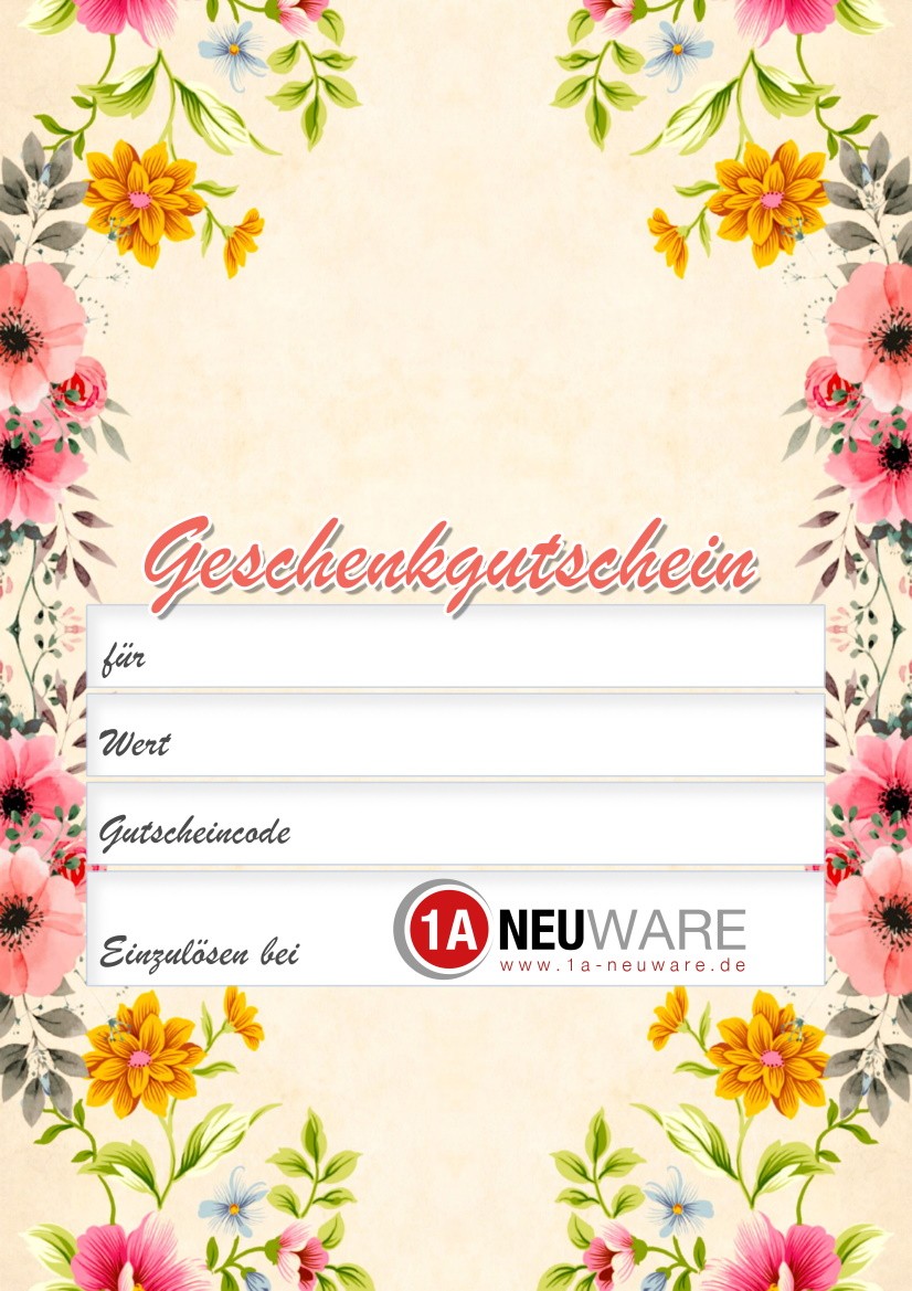 Geschenkgutschein zum Ausdrucken