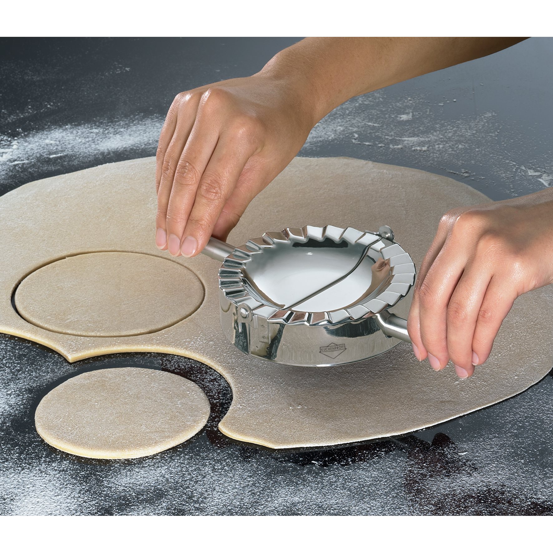 KÜCHENPROFI Ravioli mould PASTACASA 10 cm made of stainless steel