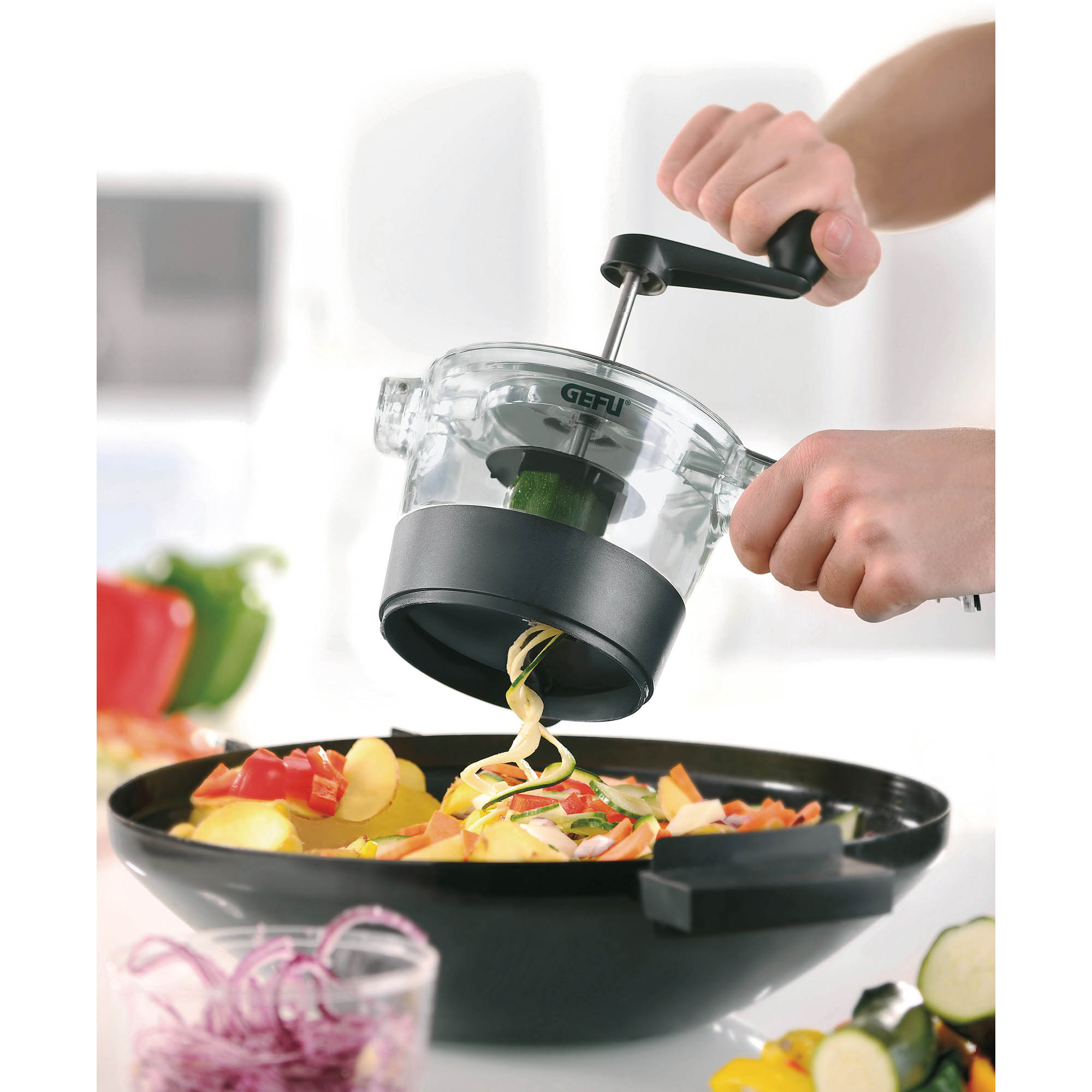 GEFU Spiralschneider SPIRALFIX 4 verschiedene Schnittbreiten