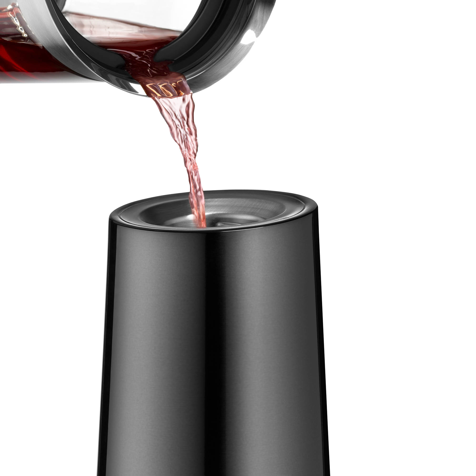 WMF Isolierkanne KINEO 1,0 Liter Cromargan doppelwandig graphitgrau
