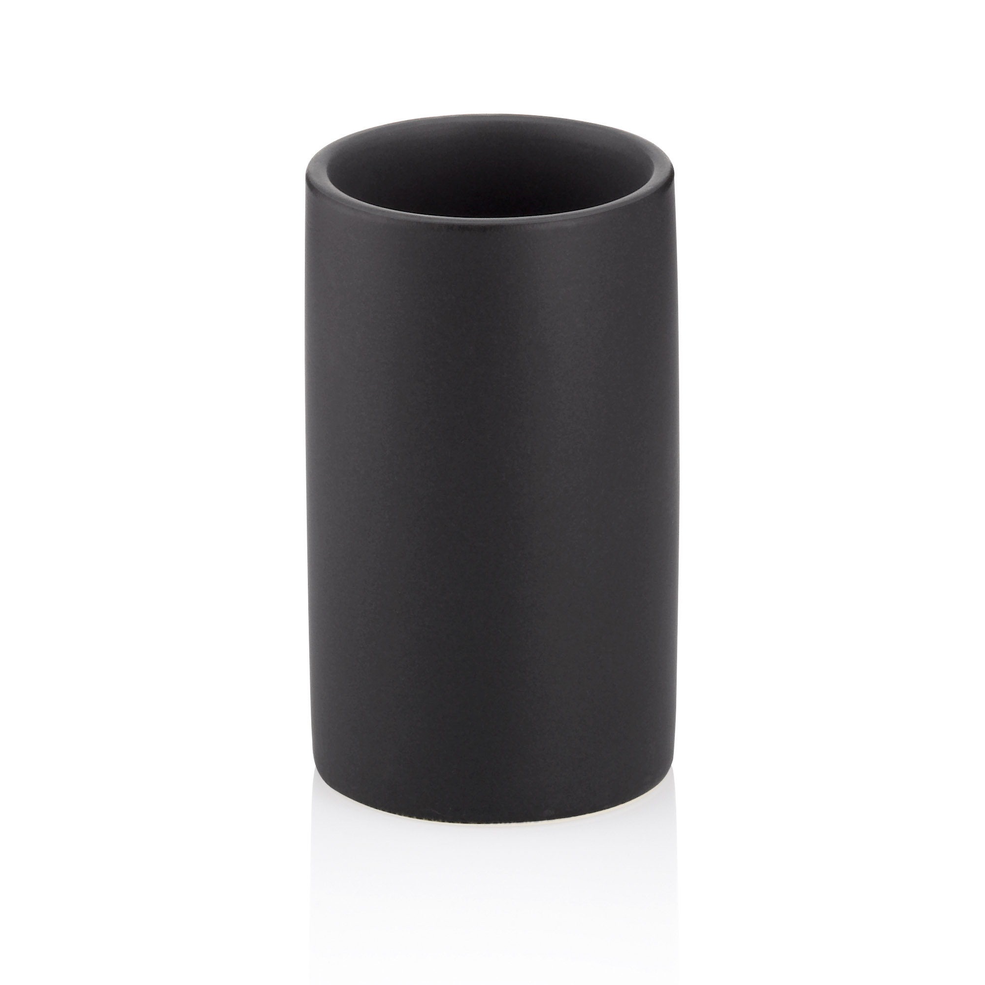 KELA Zahnputzbecher Zahnbürstenhalter MATSI schwarz