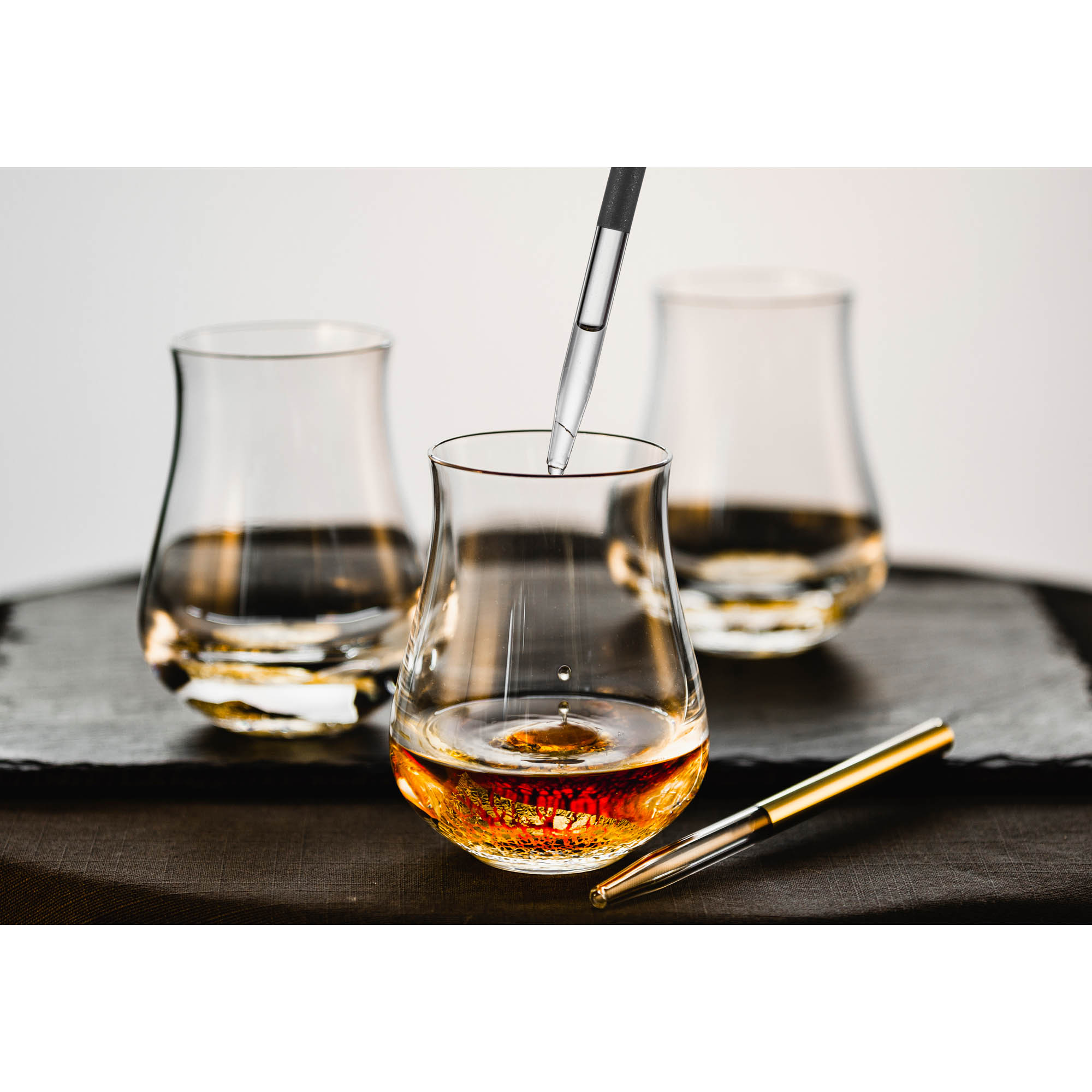 EISCH Whiskypipette / Rumpipette GENTLEMAN GOLD
