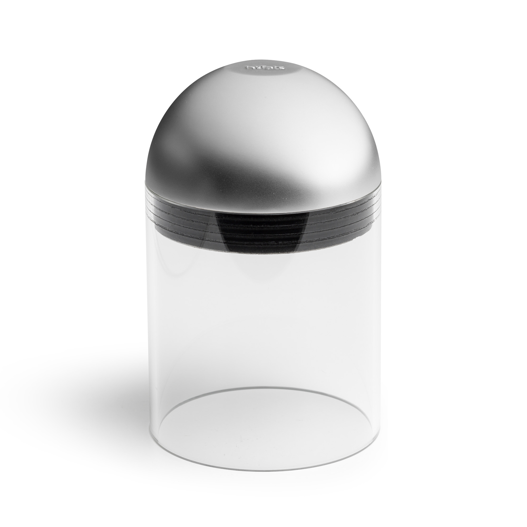 HÖFATS Windlicht GRAVITY CANDLE silber mit kardanisch gelagerter Kerze