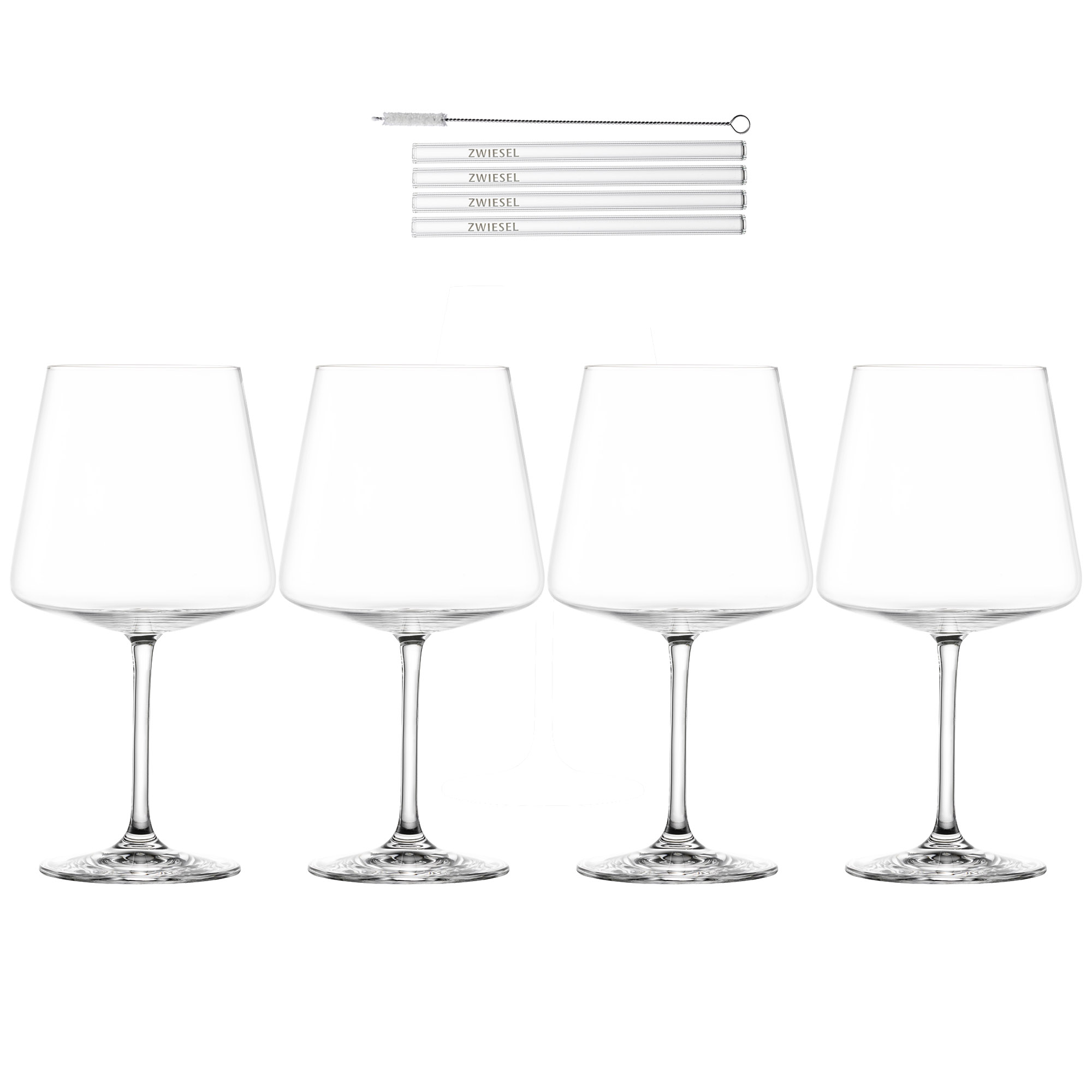 SCHOTT ZWIESEL Cocktailglas AFTER WORK DRINKS 4 Stück 690 ml mit Glastrinkhalmen