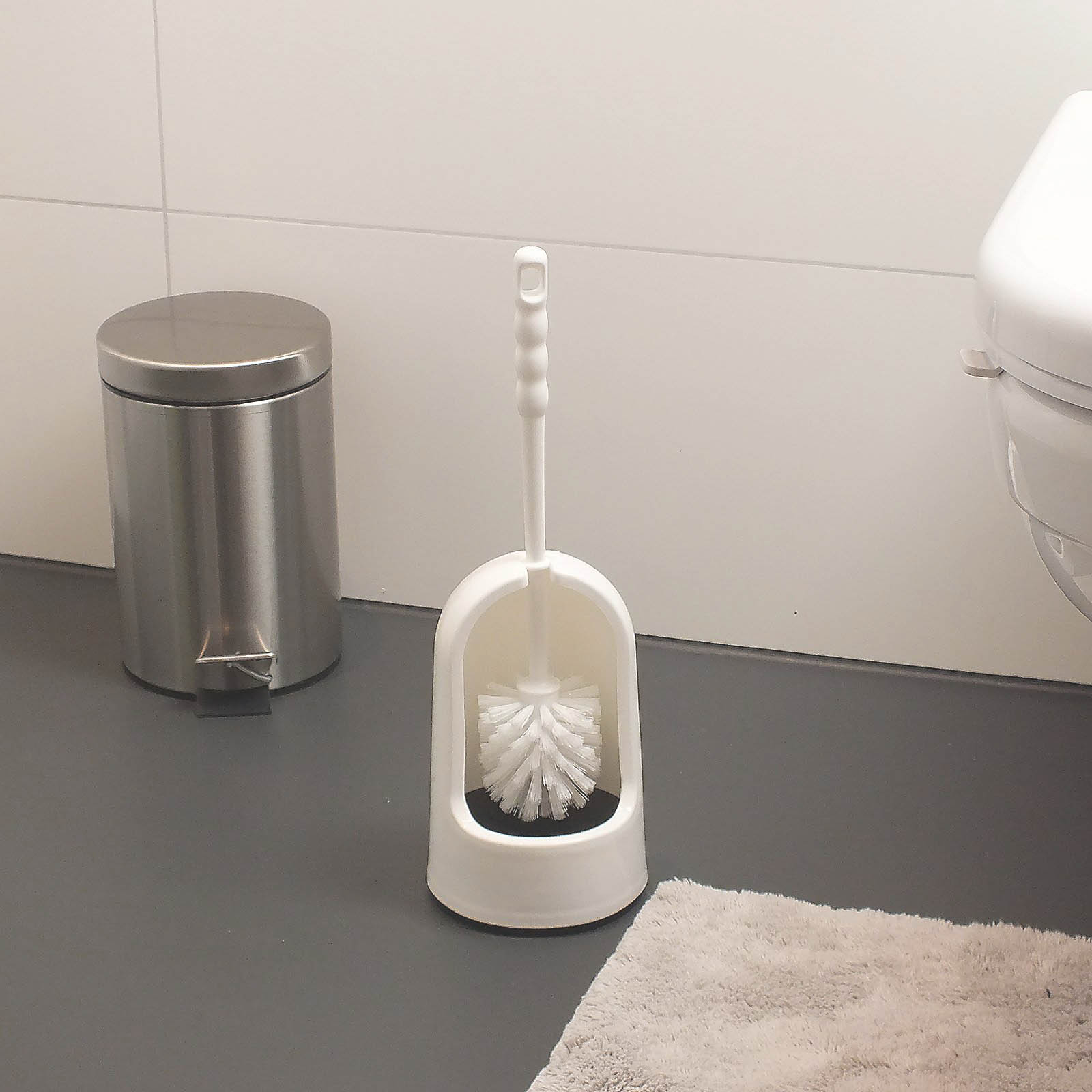 KELA WC-Garnitur Toilettenbürste LOAN weiß