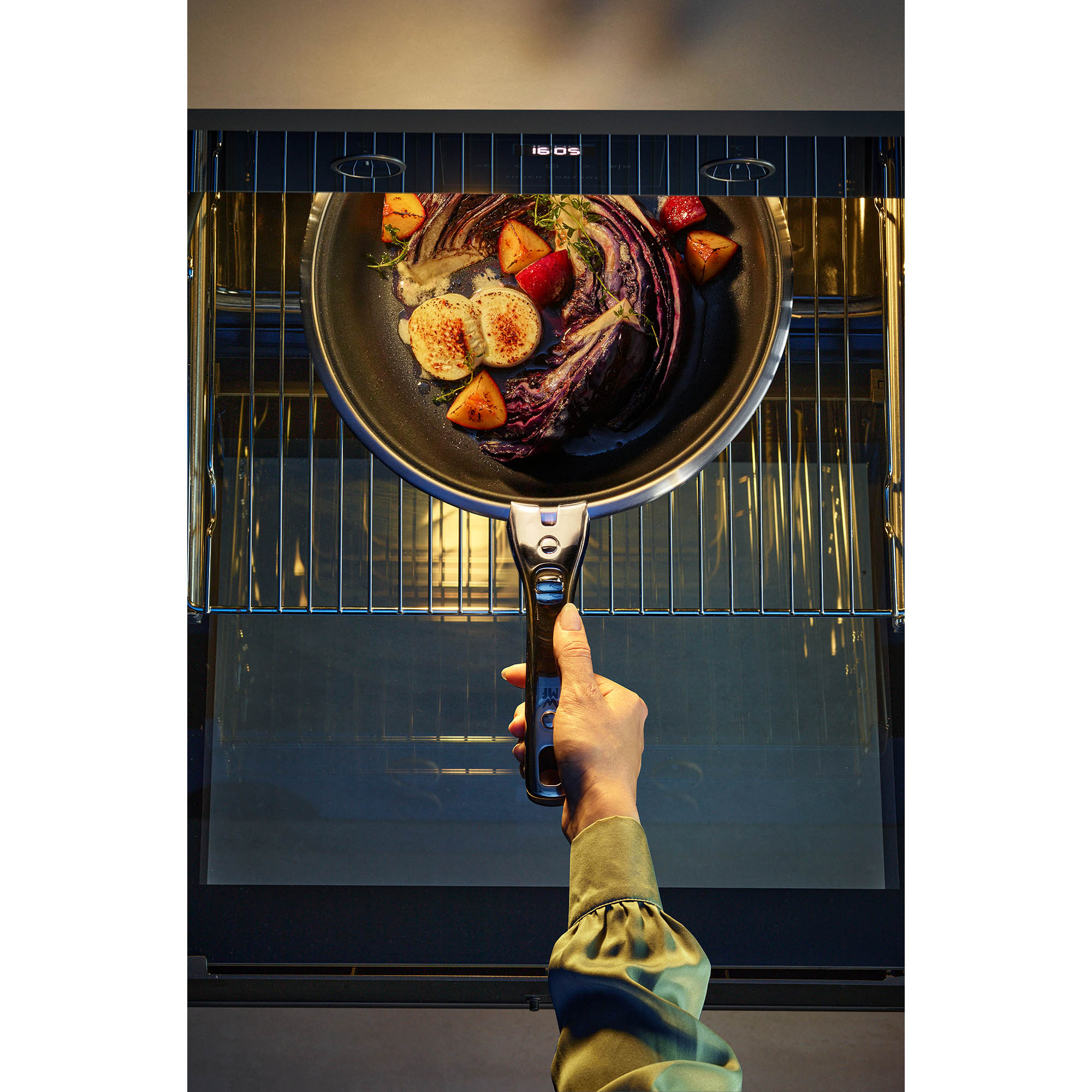 WMF CLICK & SERVE frying pan stainless steel non-stick coated 28 cm INDUCTION
