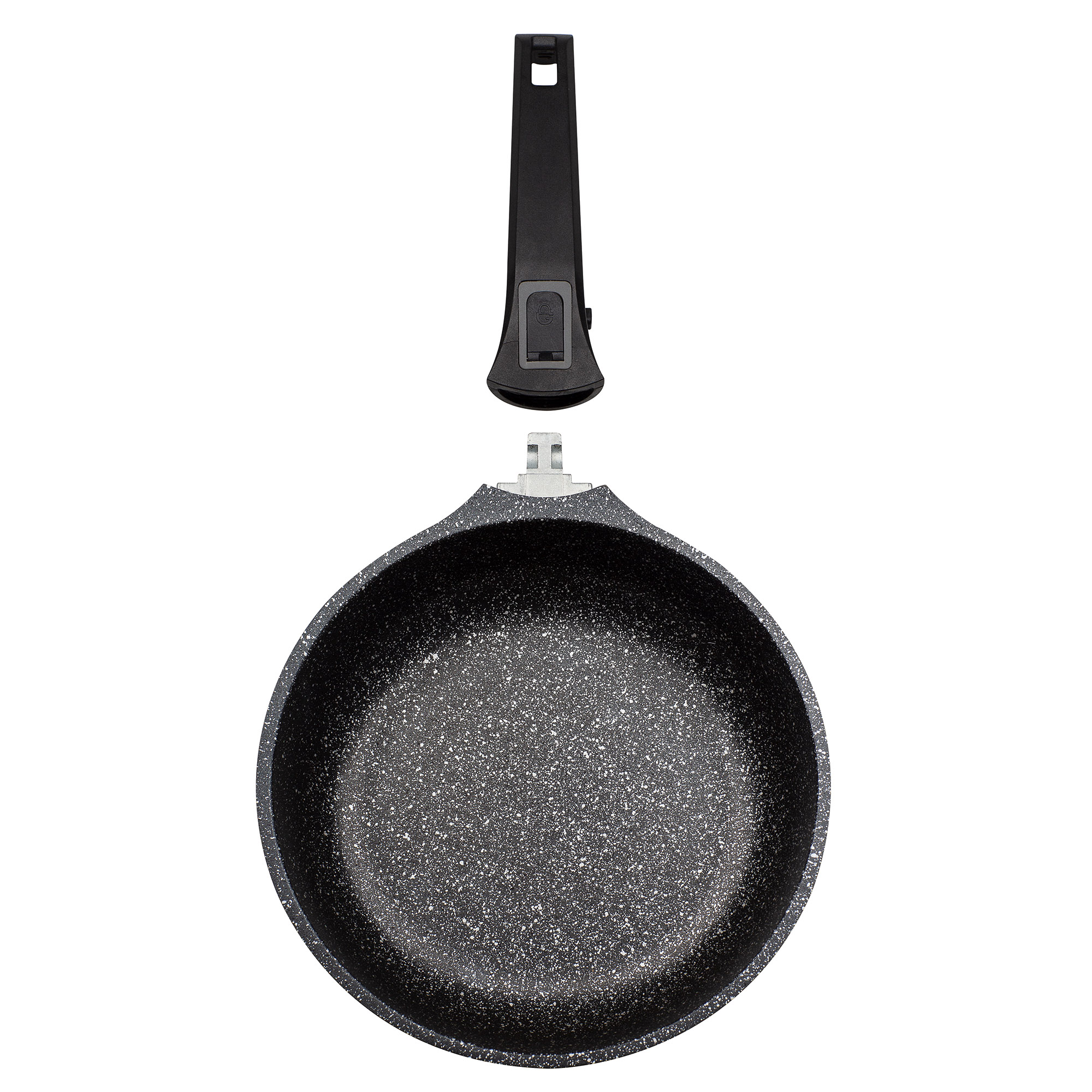 GSW Bratpfanne EASY CLICK 20 cm mit Antihaftversiegelung und abnehmbarem Griff