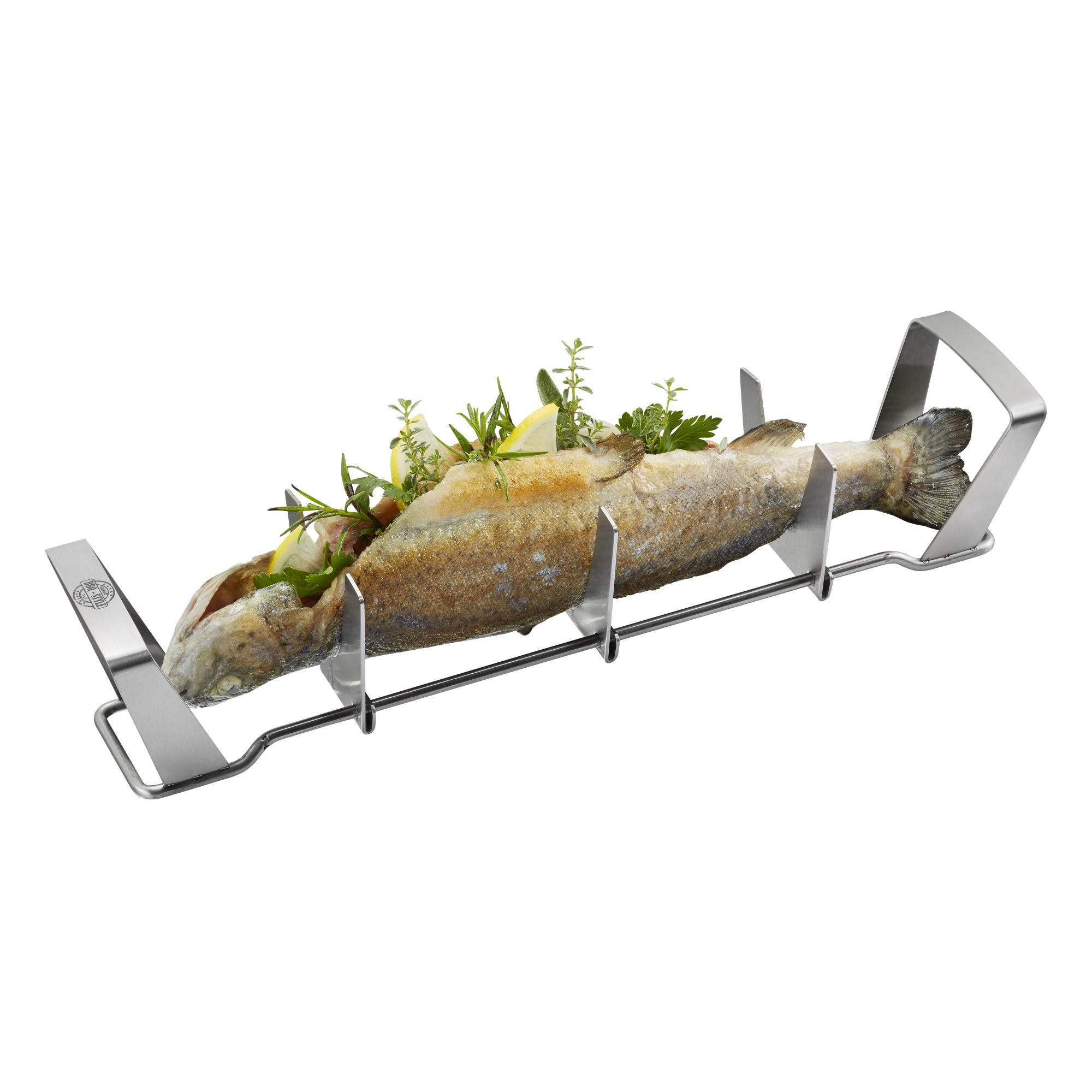 GEFU Grillschale FISCHHALTER BBQ, Edelstahl, (1-St), verstellbare Größe, leicht zu reinigen, perfekt für Grillpartys