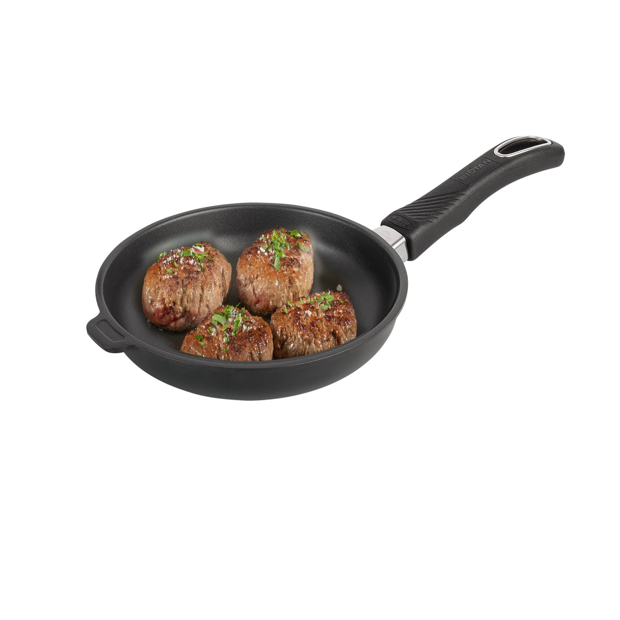GASTROLUX Guss-Bratpfanne BIOTAN PLUS 20 cm Höhe 4,5 cm INDUKTION