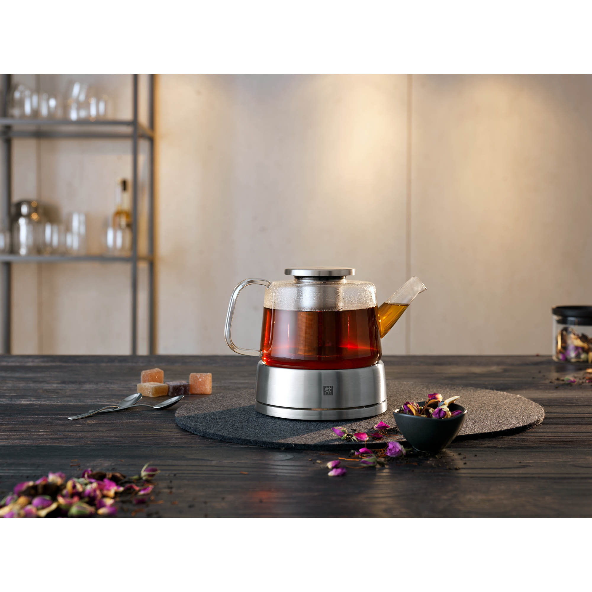 ZWILLING Teekanne SORRENTO 0,8 Liter mit Stövchen