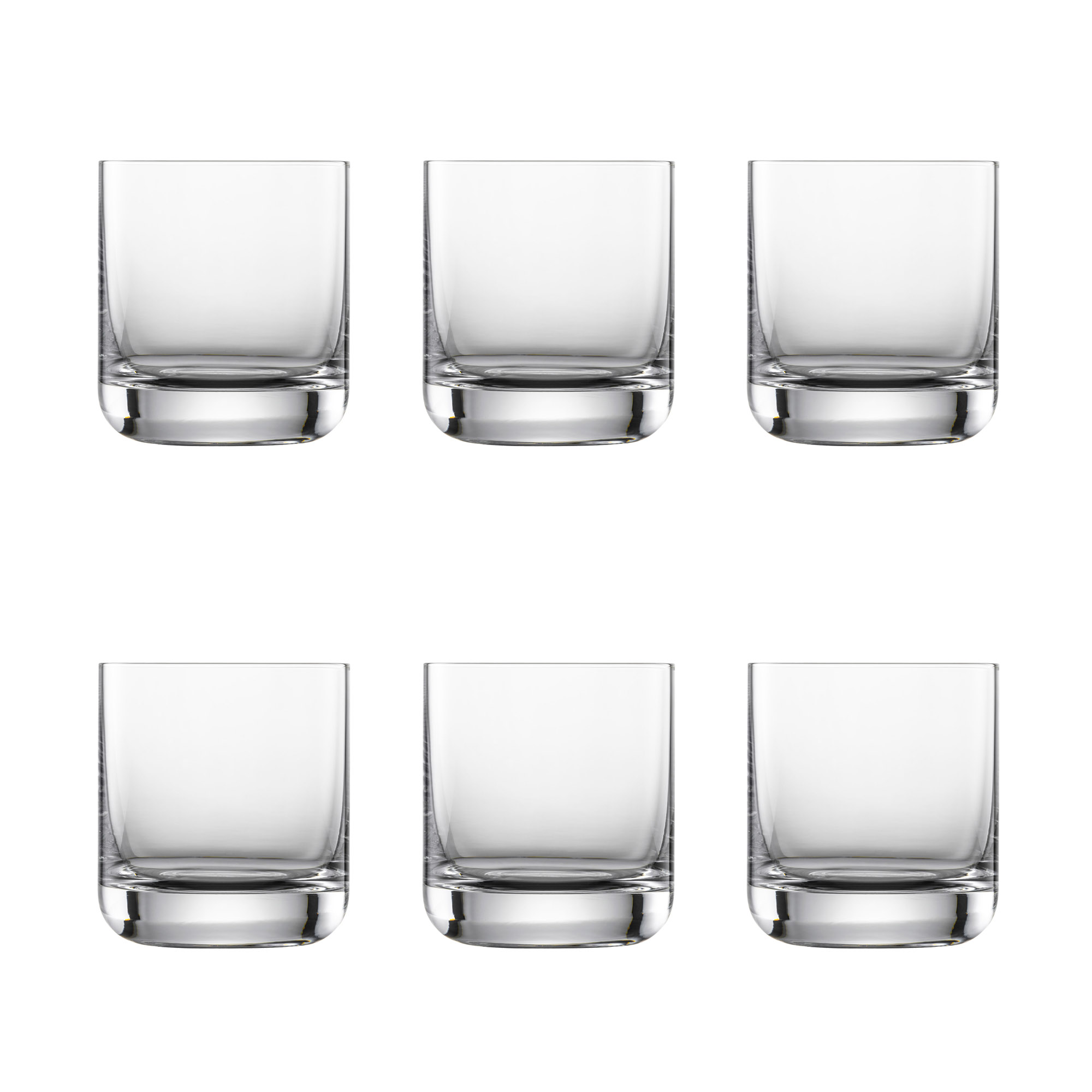 SCHOTT ZWIESEL Whiskyglas Whiskyglas 6er-Set Simple klar, 6-tlg., Tritan-Kristallglas, Whiskyglas, 6-tlg., Ø8cm, Tritan-Kristallglas, klar