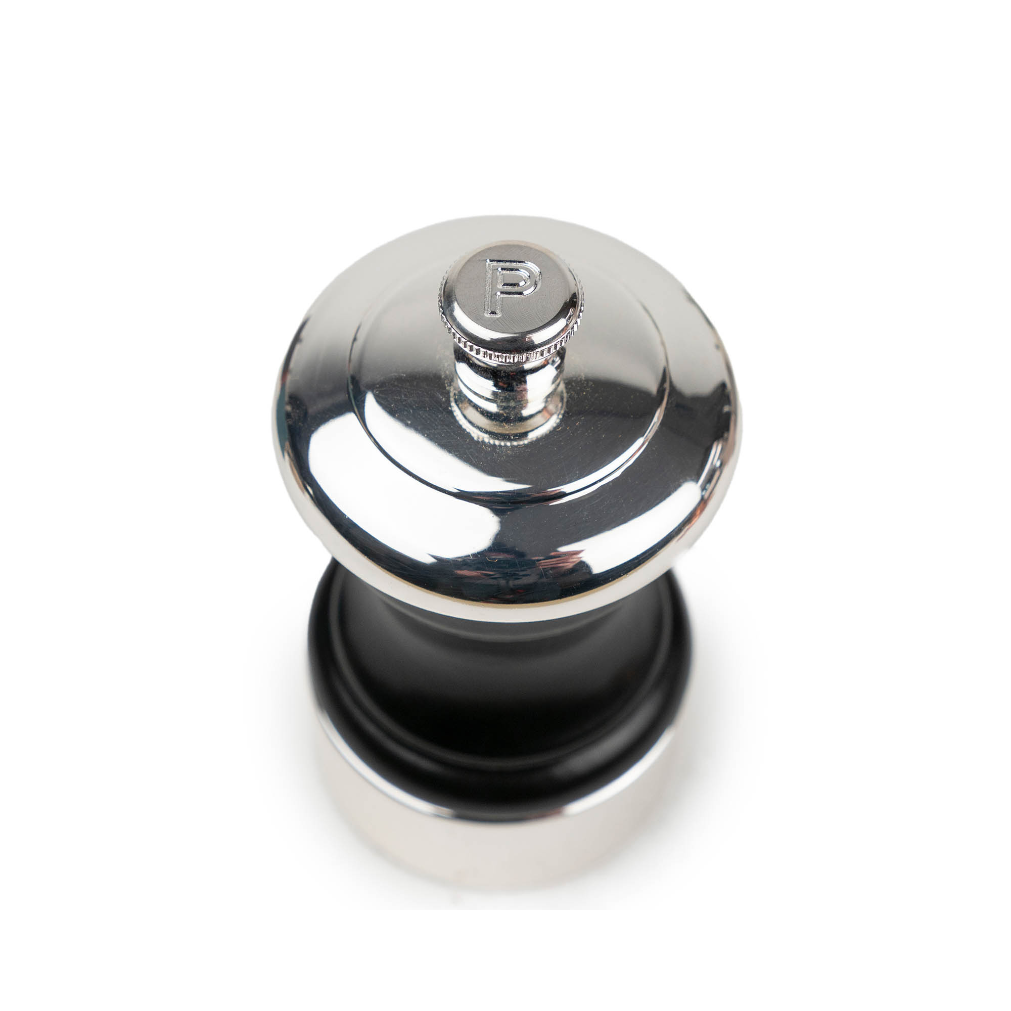 PEUGEOT Pfeffermühle PALACE 10 cm Buche satinschwarz und silberfarbenes Metall