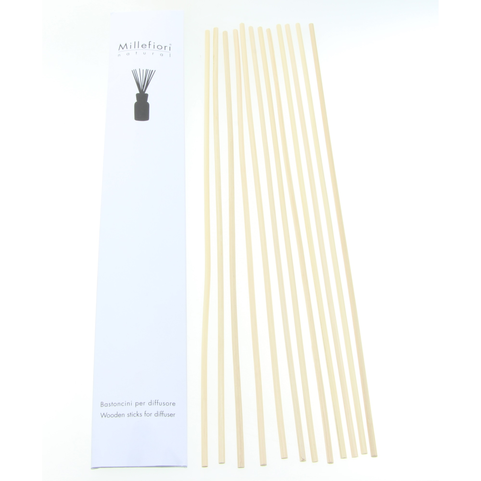 MILLEFIORI 12 Ersatzstäbchen für Diffuser 500 ml - Duftstäbchen