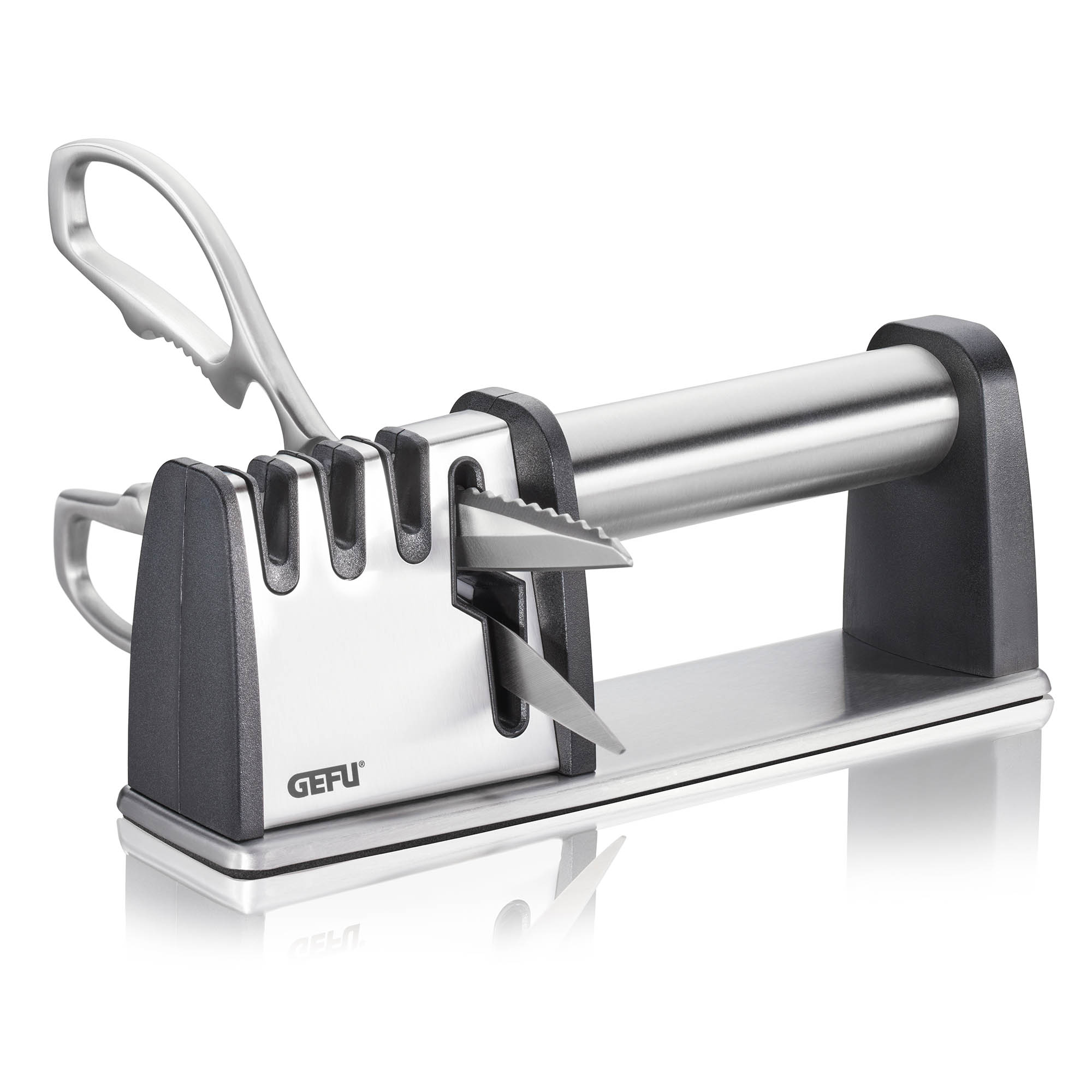 GEFU Messerschärfer COLT PRO 4-in-1 auch für Scheren