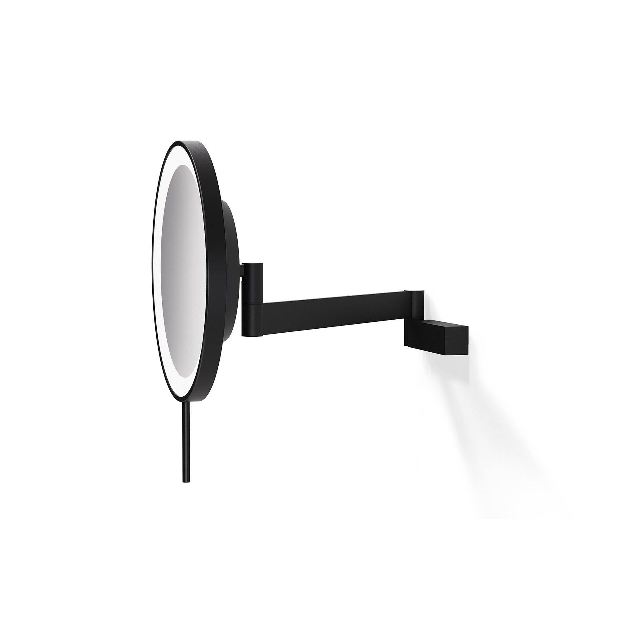 ZACK vanity mirror LINEA with LED lighting wall-mounted stainless steel black