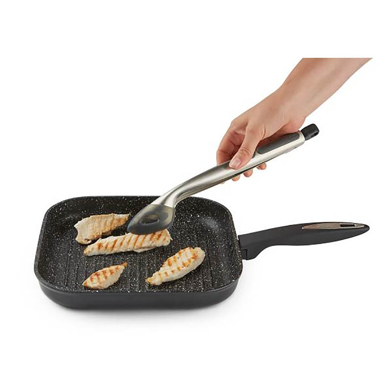 ZYLISS roasting tongs Stainless steel cooking tongs with silicone tips