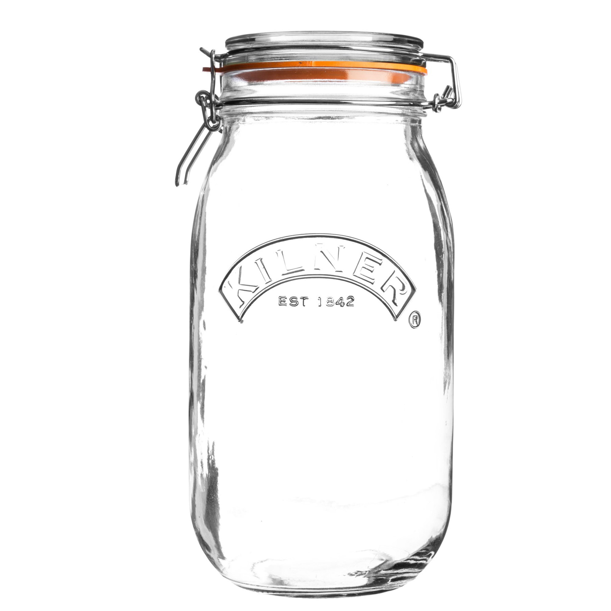 KILNER Bügelverschlussglas rund 3,0 Liter Vorratsglas Einmachglas