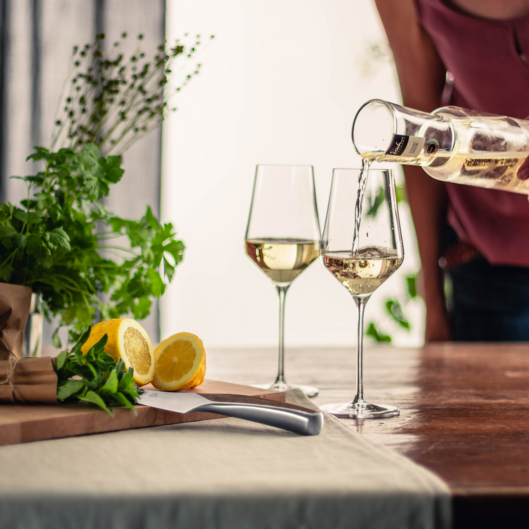 EISCH Serie SKY SENSISPLUS Weißweinglas 2 Stück im Set 380 ml