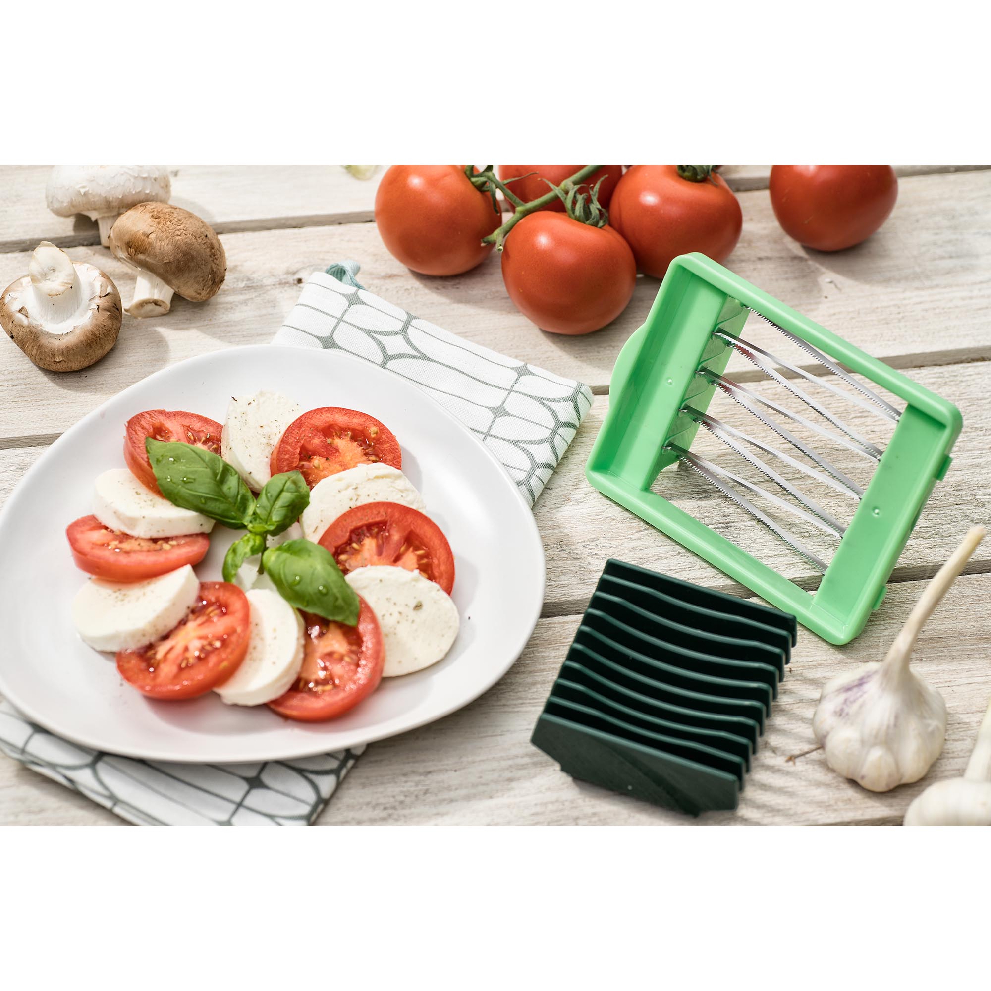 GENIUS Nicer Dicer Chef Professional Set 23-teilig grün Multifunktions-Schneider