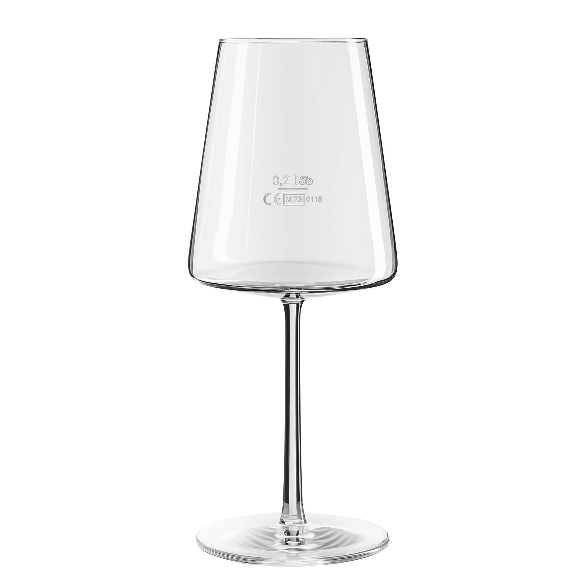 STÖLZLE LAUSITZ POWER series white wine goblet 6 pieces calibrated 0.2 l filling mark