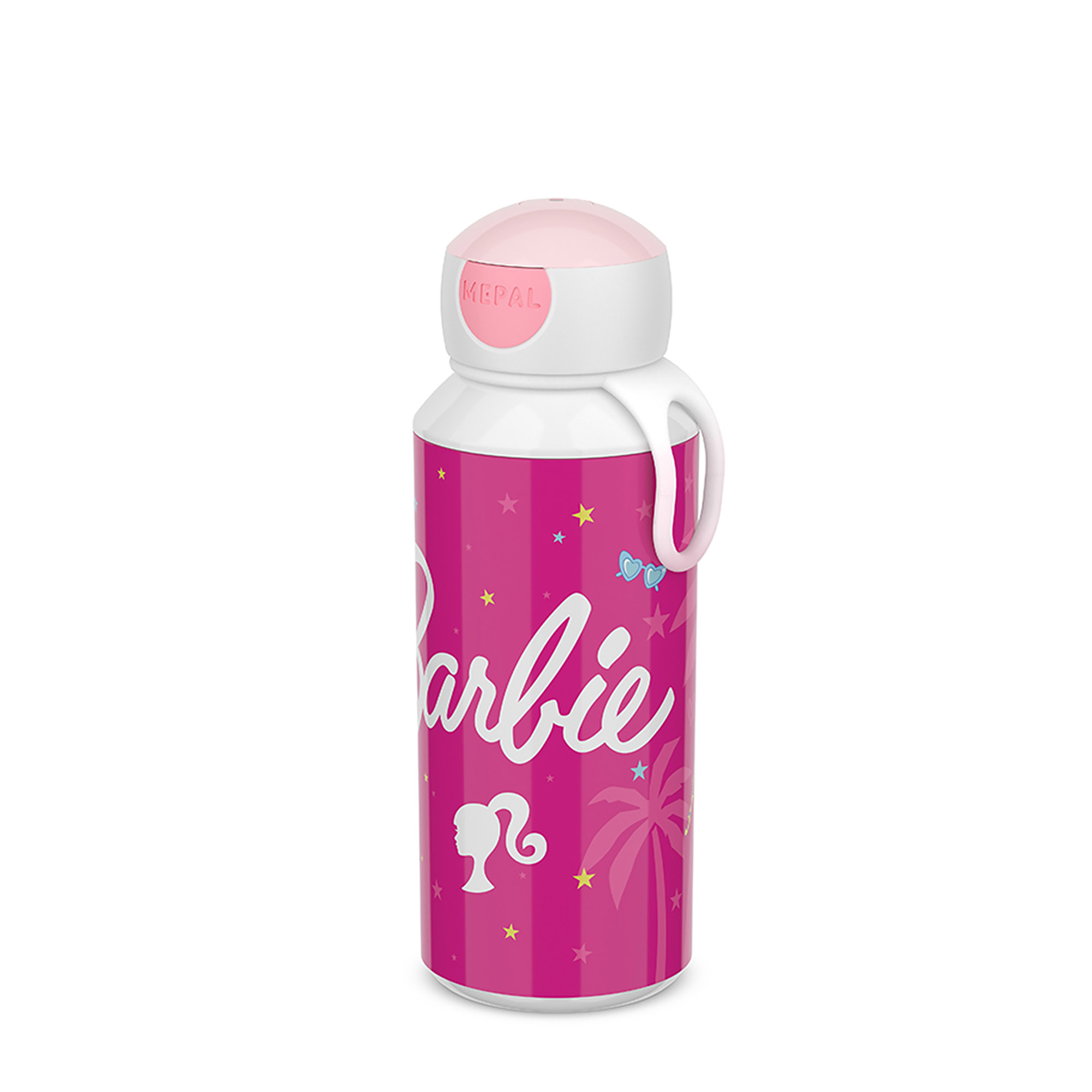 MEPAL Pop-up-Trinkflasche für Kinder CAMPUS 0,4 Liter Motiv BARBIE