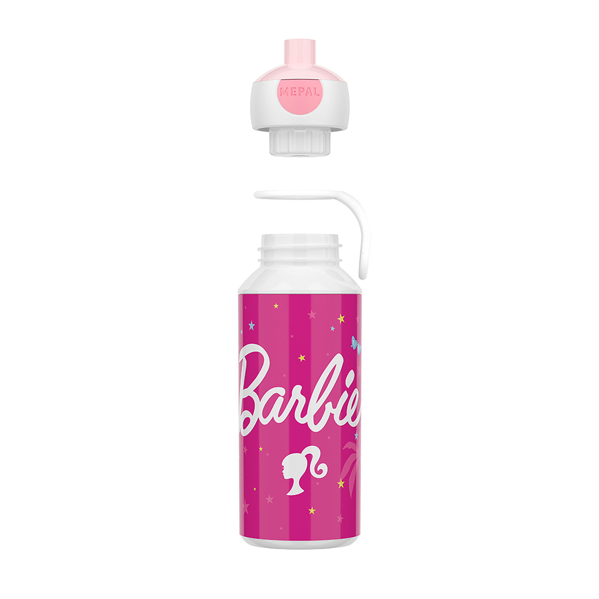 MEPAL Pop-up-Trinkflasche für Kinder CAMPUS 0,4 Liter Motiv BARBIE