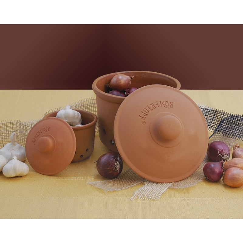 RÖMERTOPF Fresh pot MINI / Storage pot for garlic Garlic pot 0.6 litres