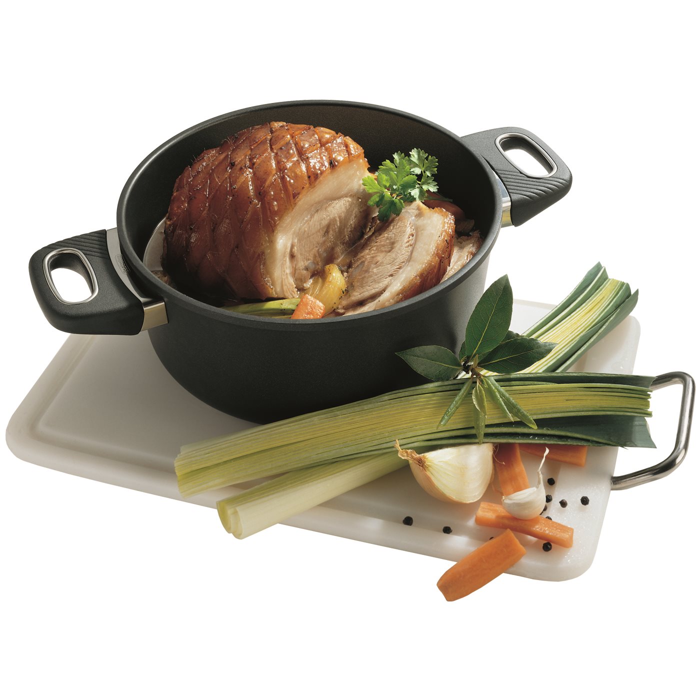 GASTROLUX Guss Bratentopf BIOTAN PLUS 26 cm 4,0 Liter INDUKTION