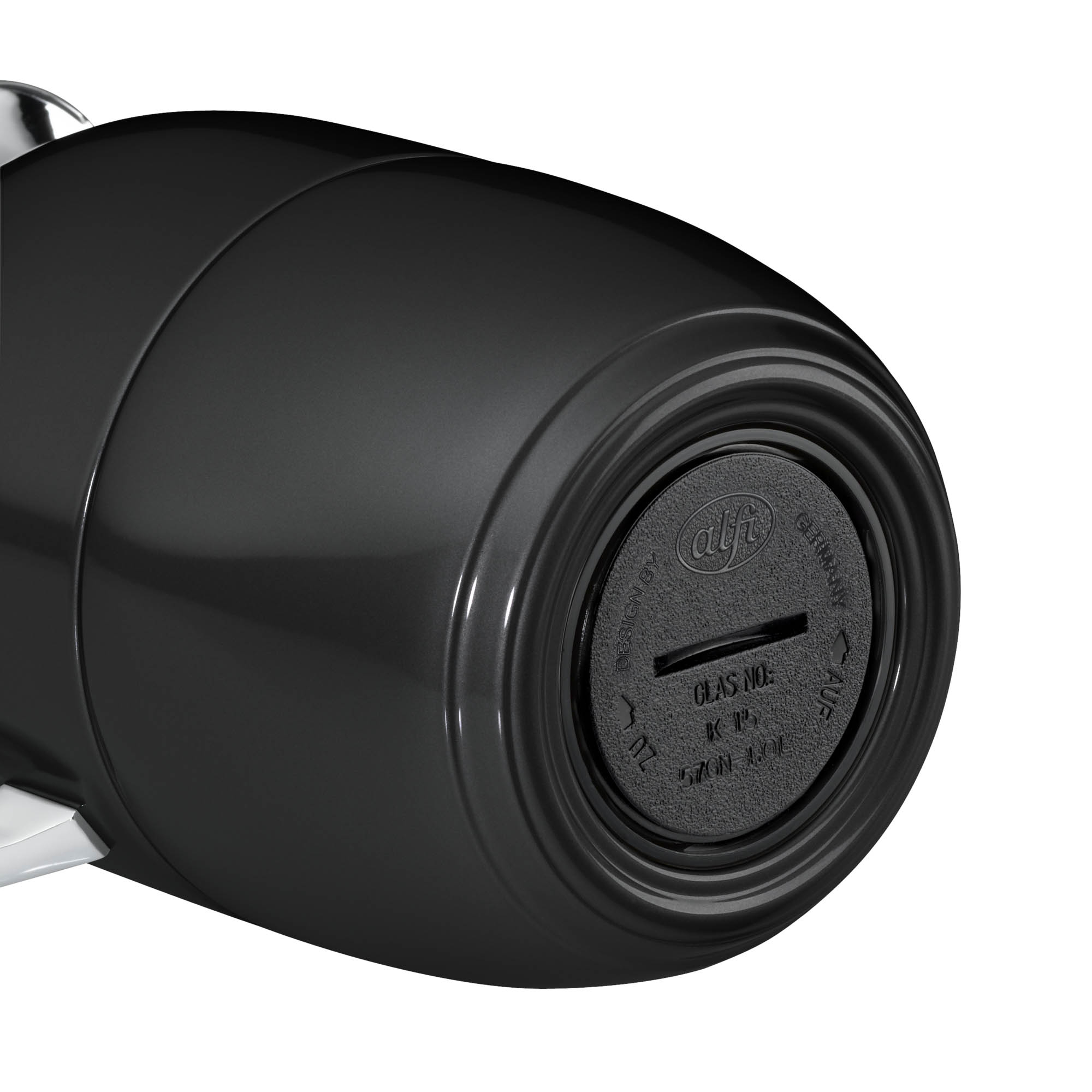 ALFI vacuum jug JUWEL 1.0 litre anniversary edition polished black stainless steel