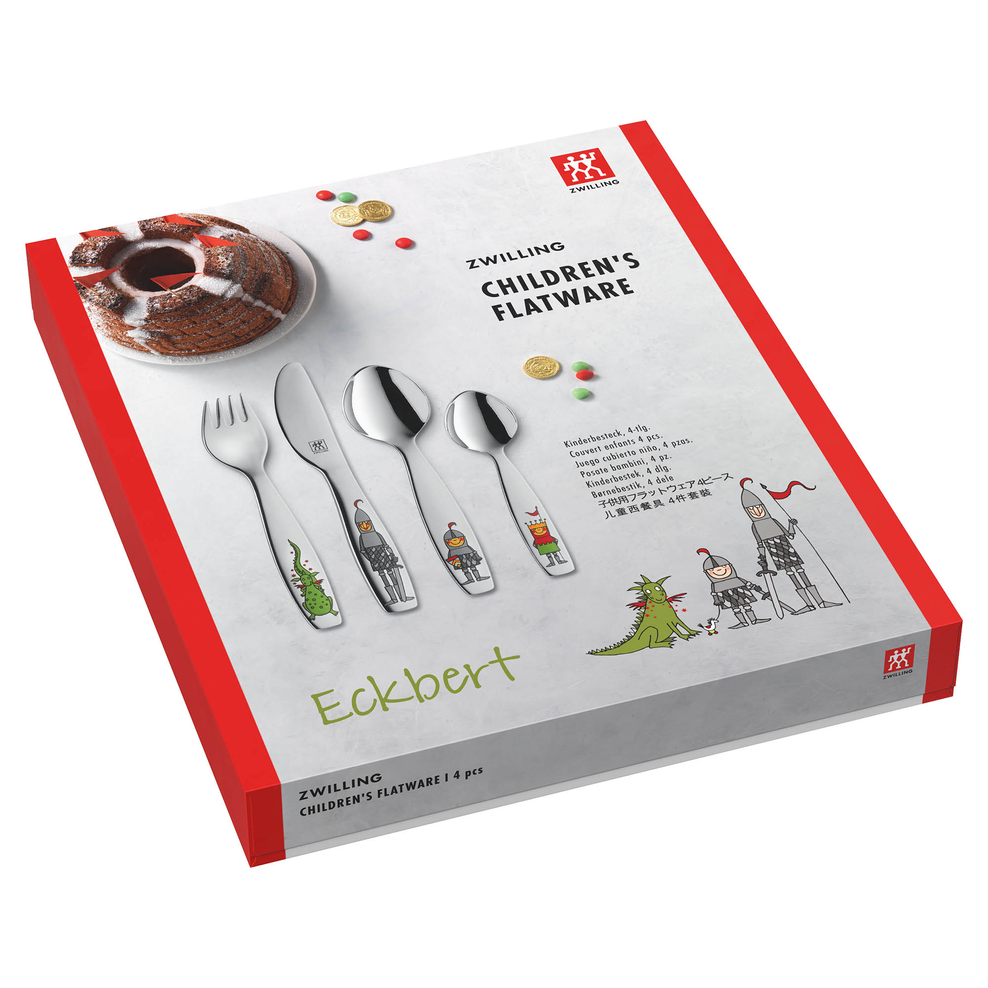 ZWILLING Twin Kids children's cutlery set Ritter Eckbert 4 pieces